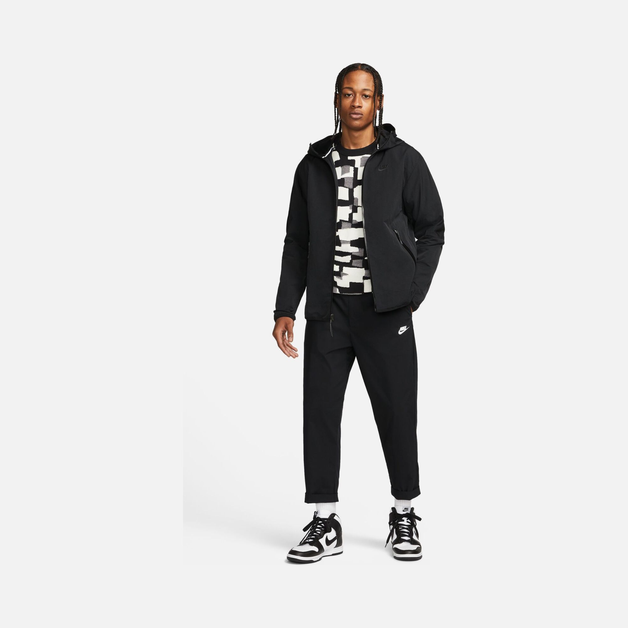 Nike Sportswear Tech Woven Lined Full-Zip Hoodie Erkek Ceket