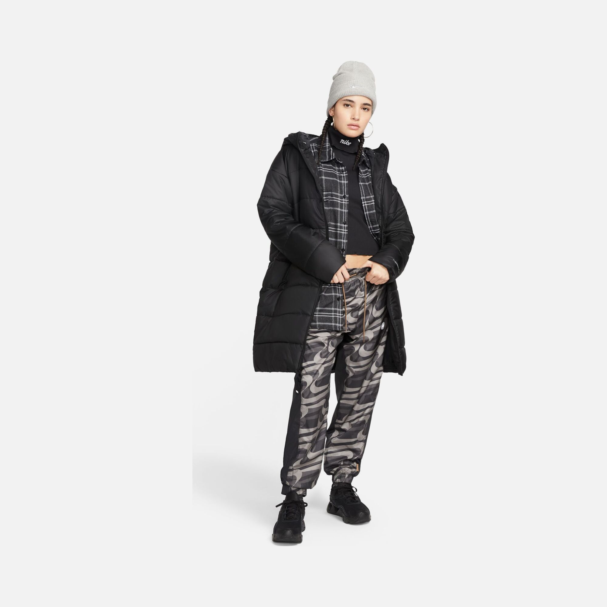 Nike Sportswear Therma-Fit Full-Zip Hoodie Kadın Parka