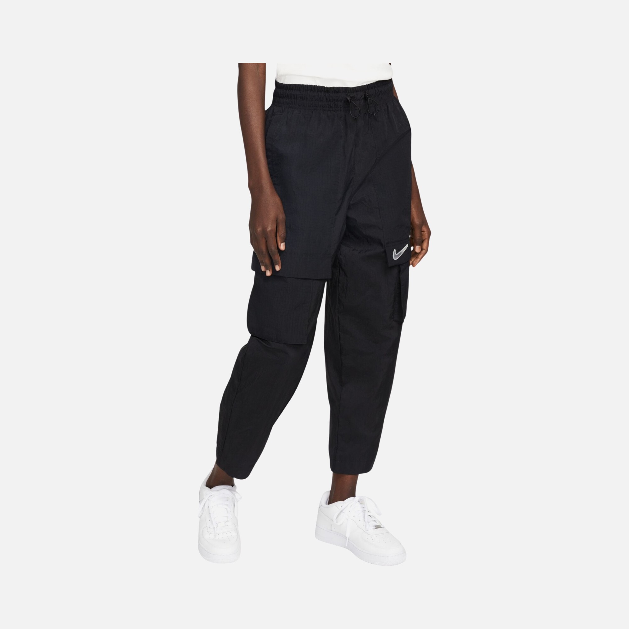 Nike Sportswear Swoosh Cargo Woven Mid-Rise Kadın Eşofman Altı