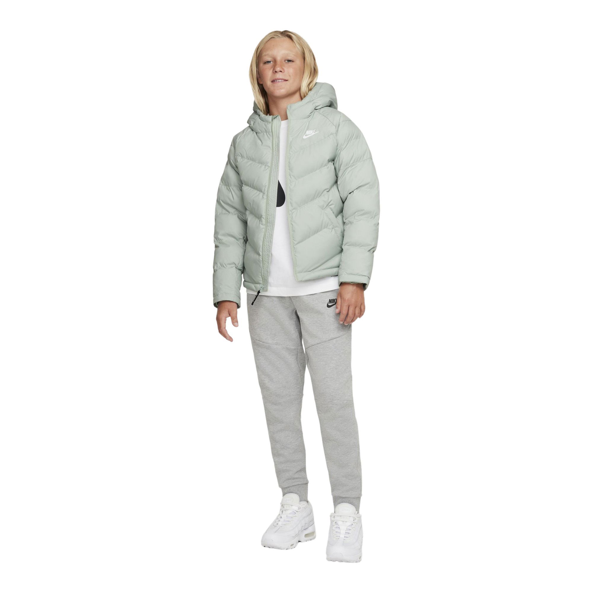 Nike Sportswear Synthetic-Fill Full-Zip Hoodie Çocuk Mont