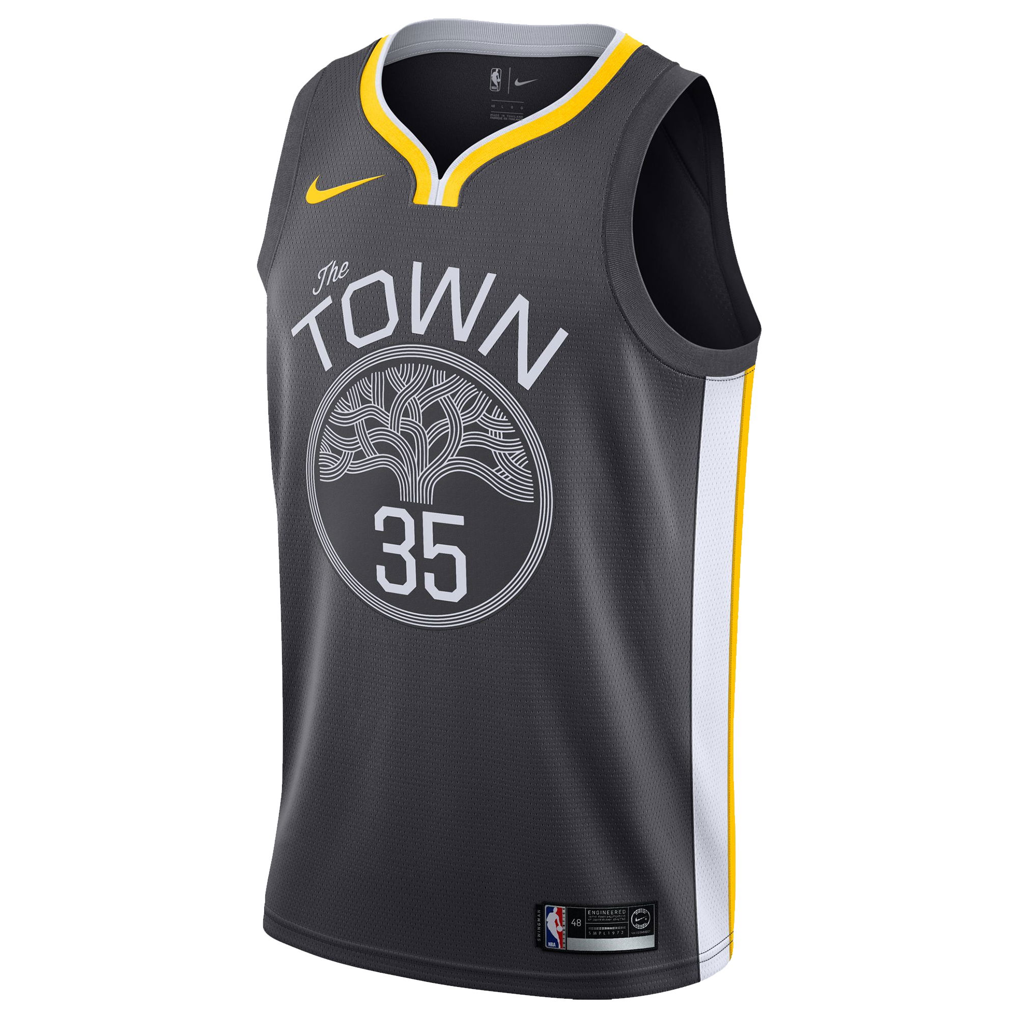 Nike Golden State Warriors Kevin Durant Statement Edition Swingman NBA Jersey Erkek Forma