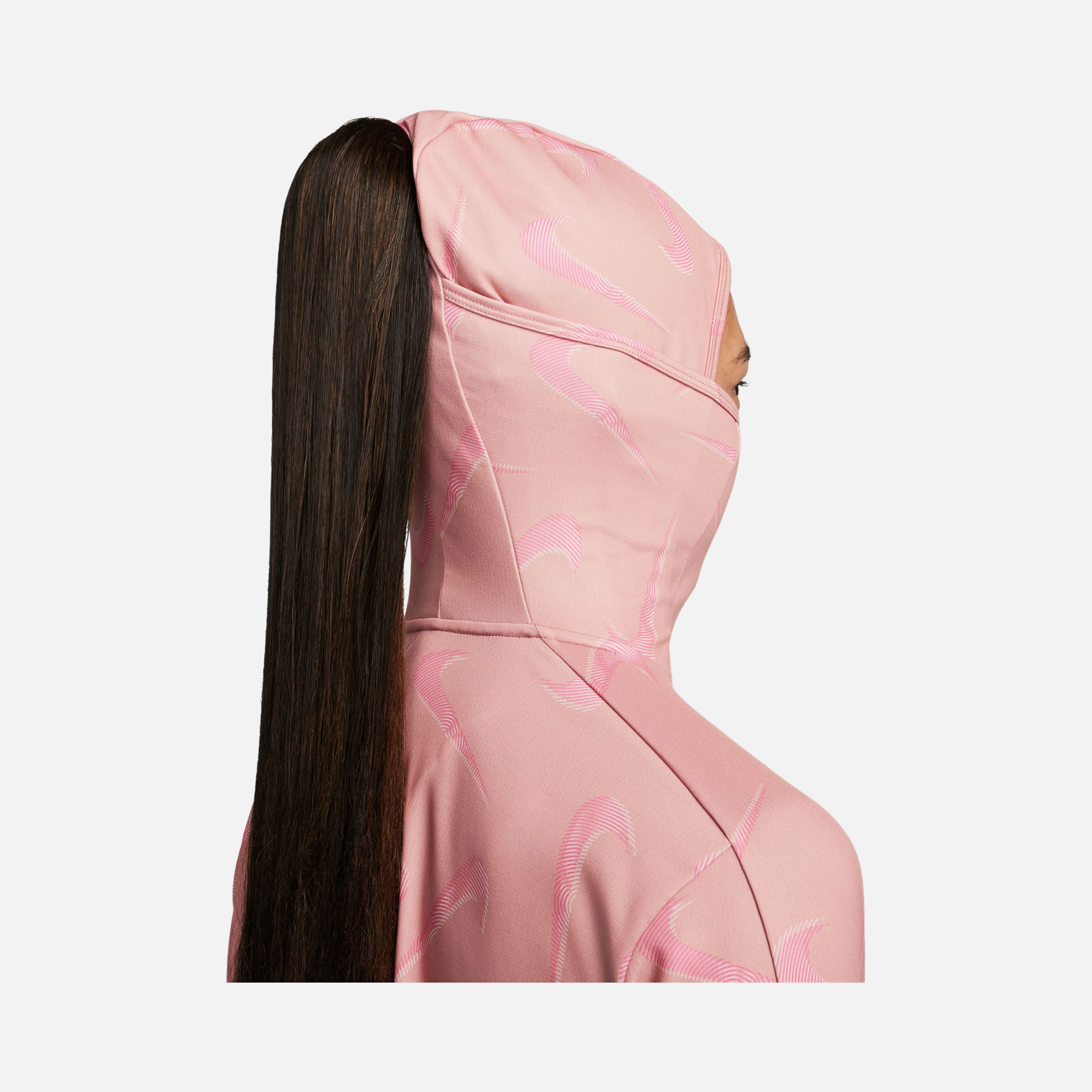 Nike Dri-Fit Swoosh Printed Pacer Running Hoodie Kadın Sweatshirt