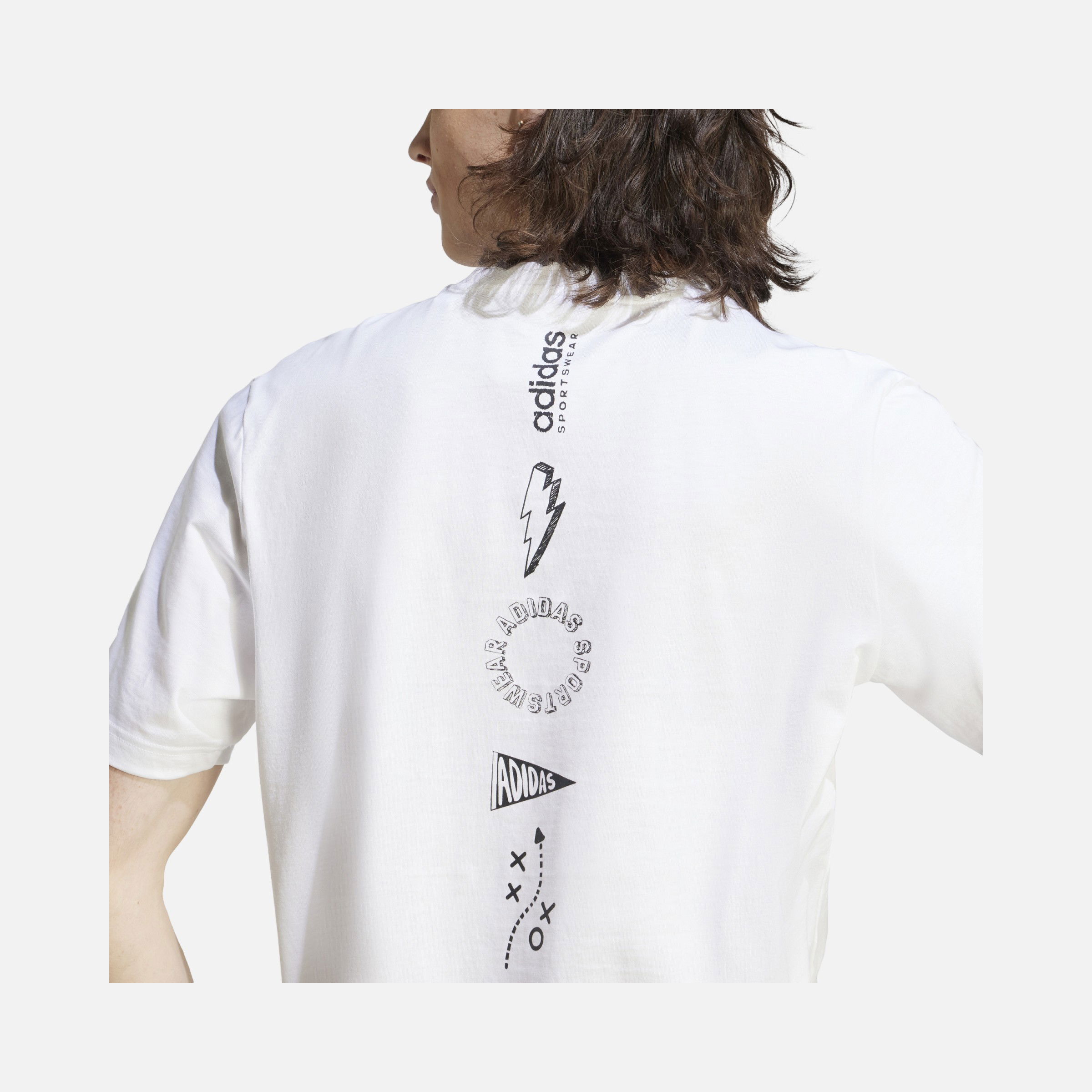 adidas Sportswear Brand Love Graphic Short-Sleeve Erkek Tişört