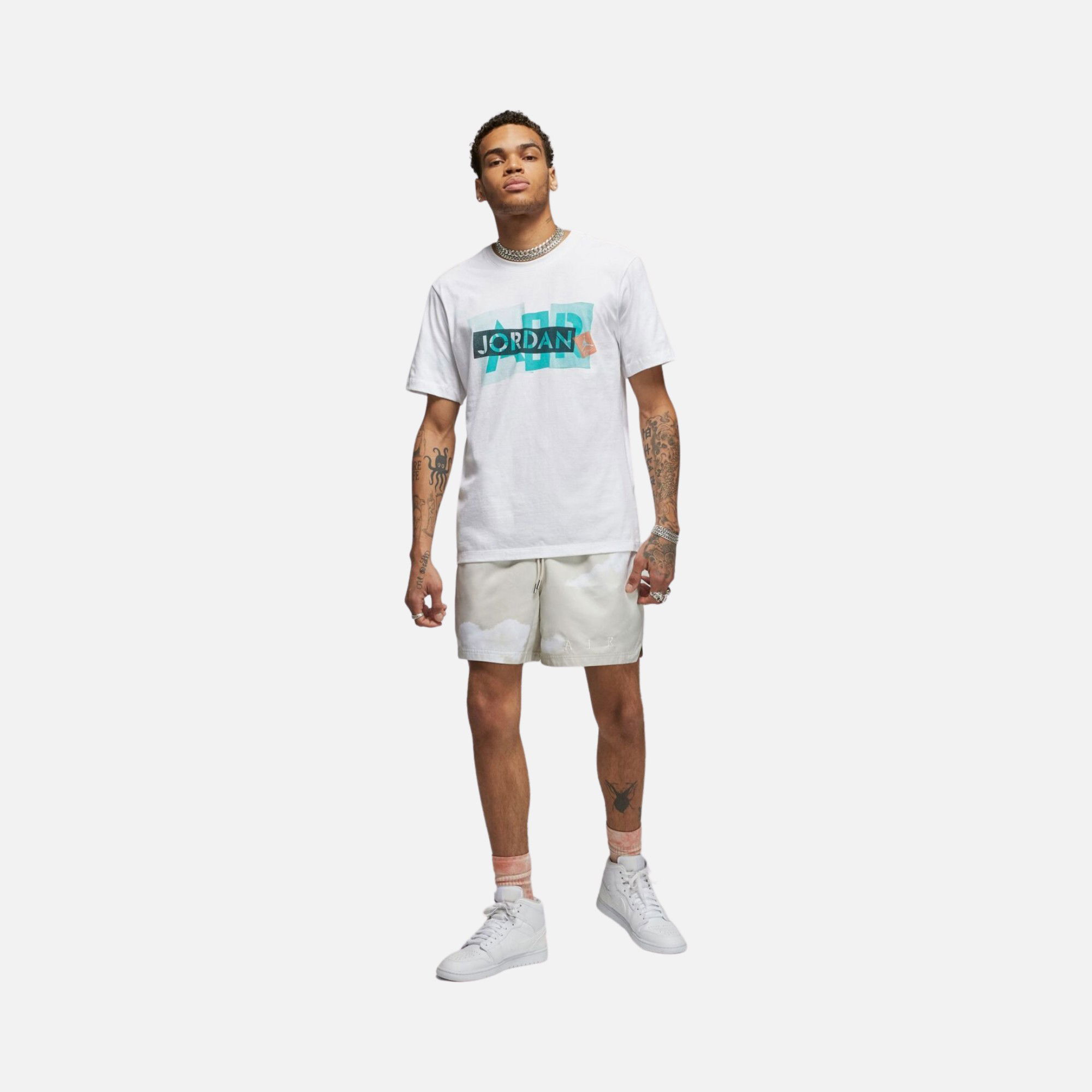 Nike Jordan Brand Crew 3 Graphics Short-Sleeve Erkek Tişört