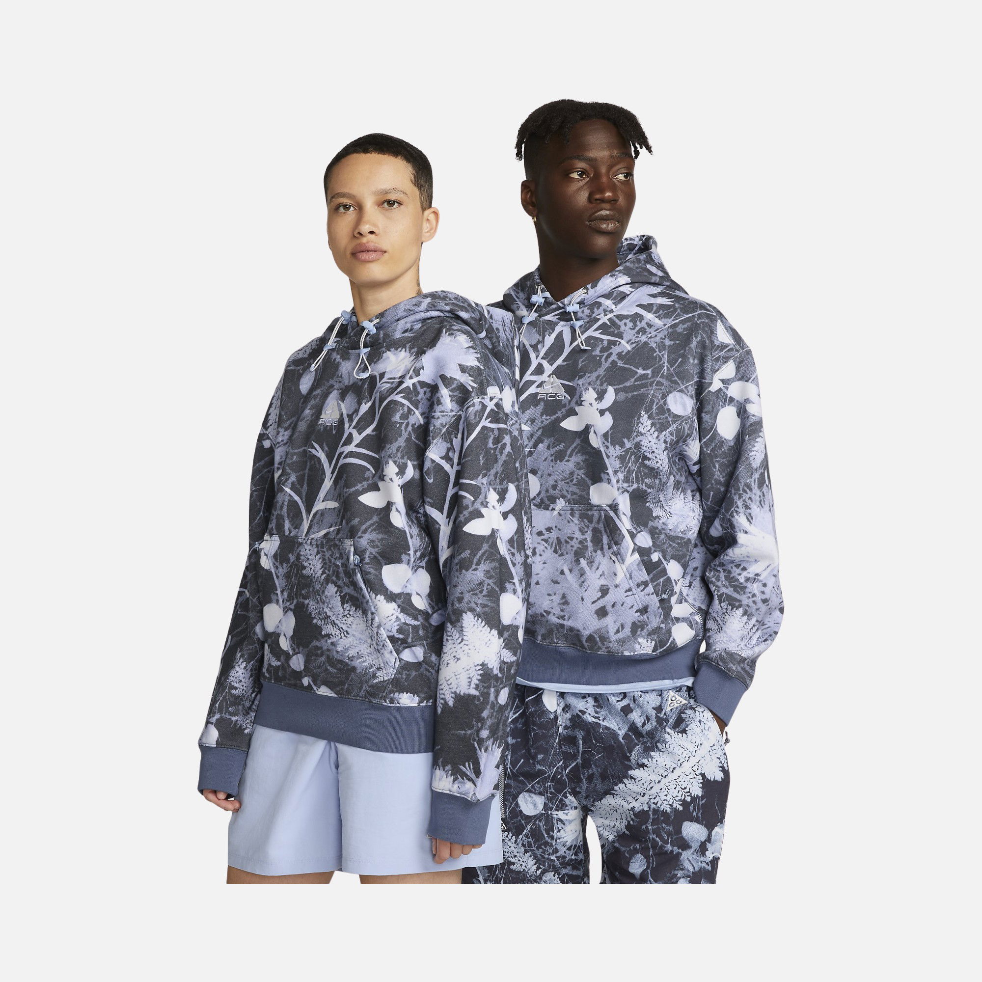 Nike Sportswear ACG Therma-Fit Fleece All-Over Print Hoodie Erkek Sweatshirt