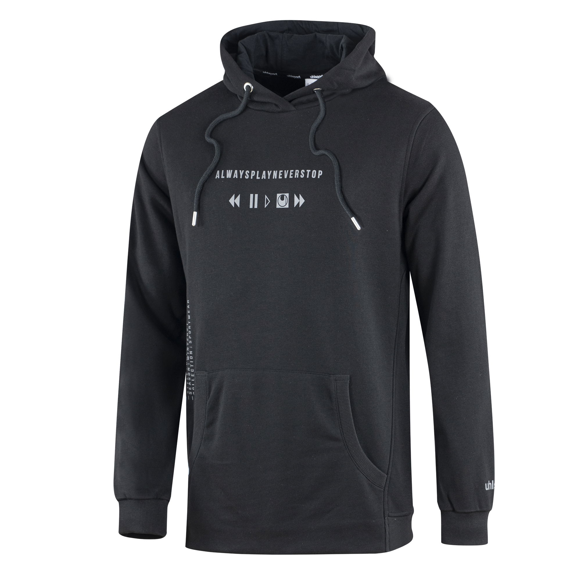 Ulhsport ''Always Play Never Stop'' Printed Hoodie Erkek Sweatshirt