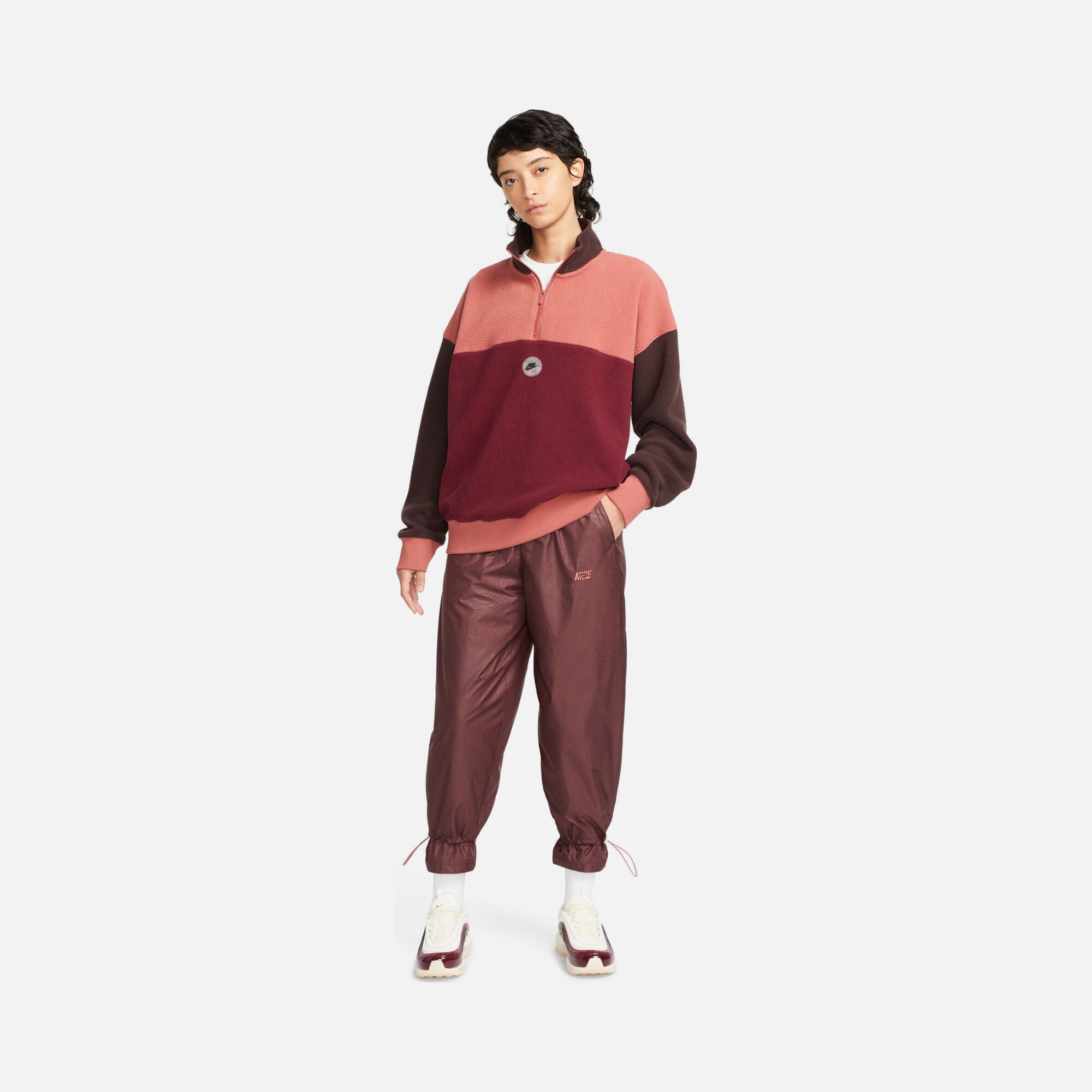 Nike Sportswear Qz Sport-Utility Fleece Turtleneck 1/2-Zip Kadın Sweatshirt