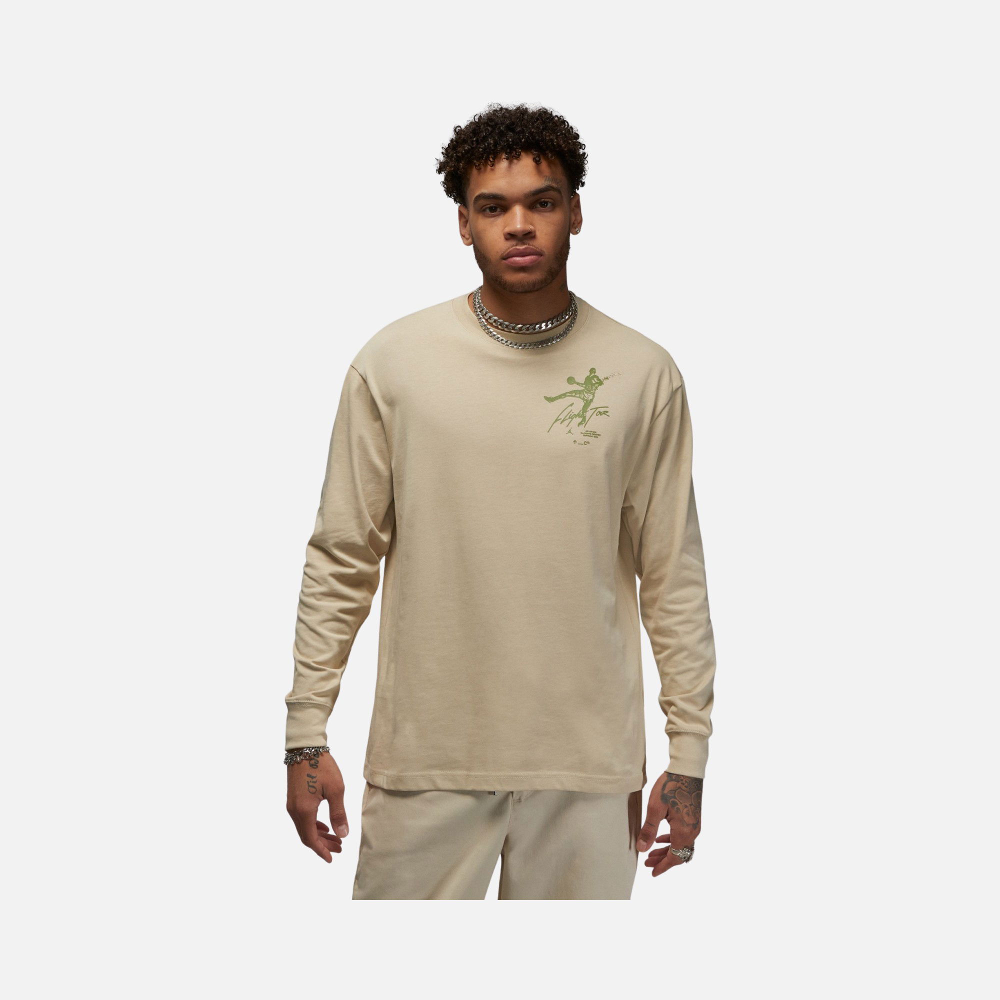 Nike Jordan Flight Heritage 85 Graphics Long-Sleeve Erkek Tişört