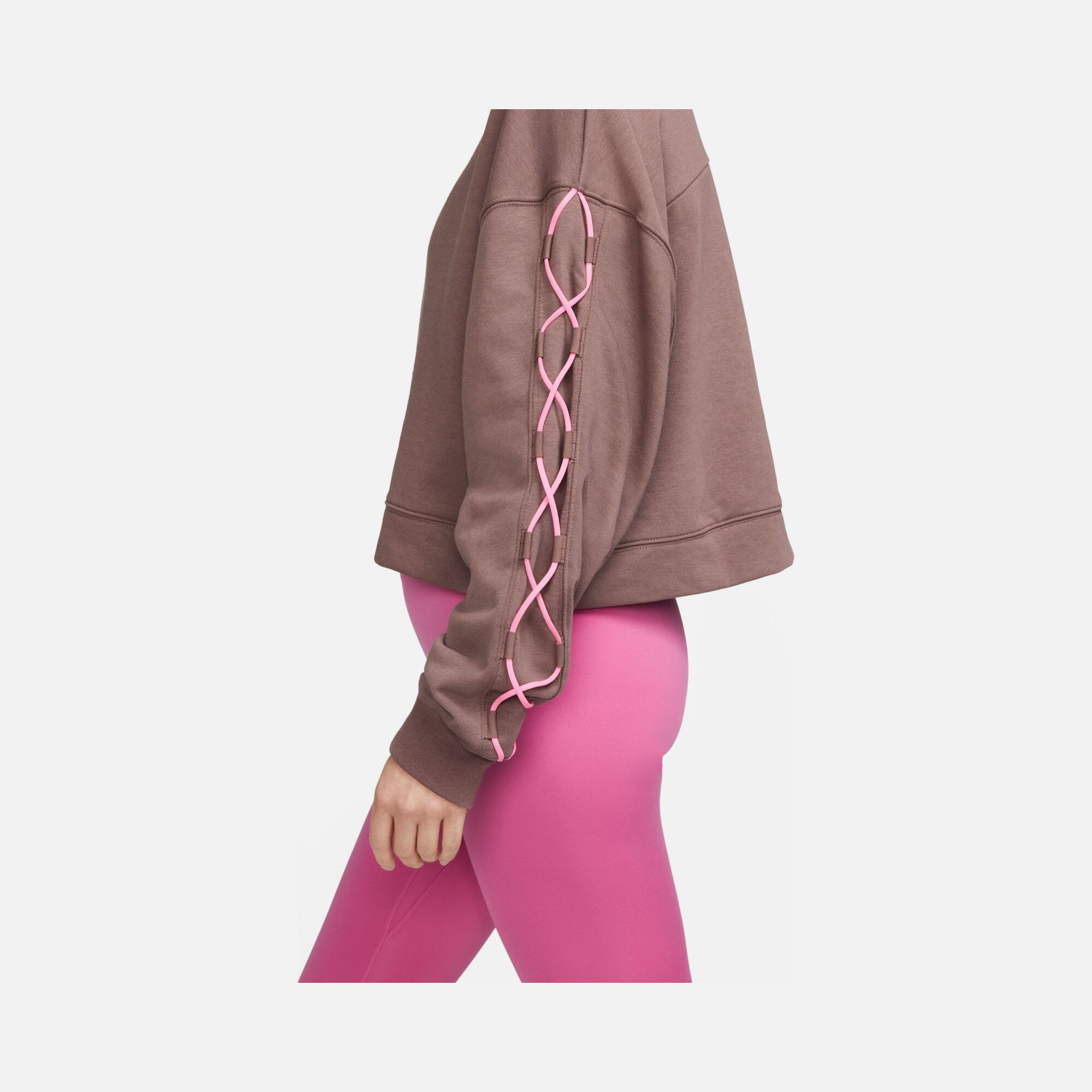 Nike Dri-Fit Get Fit French Terry Novelty Training Kadın Sweatshirt