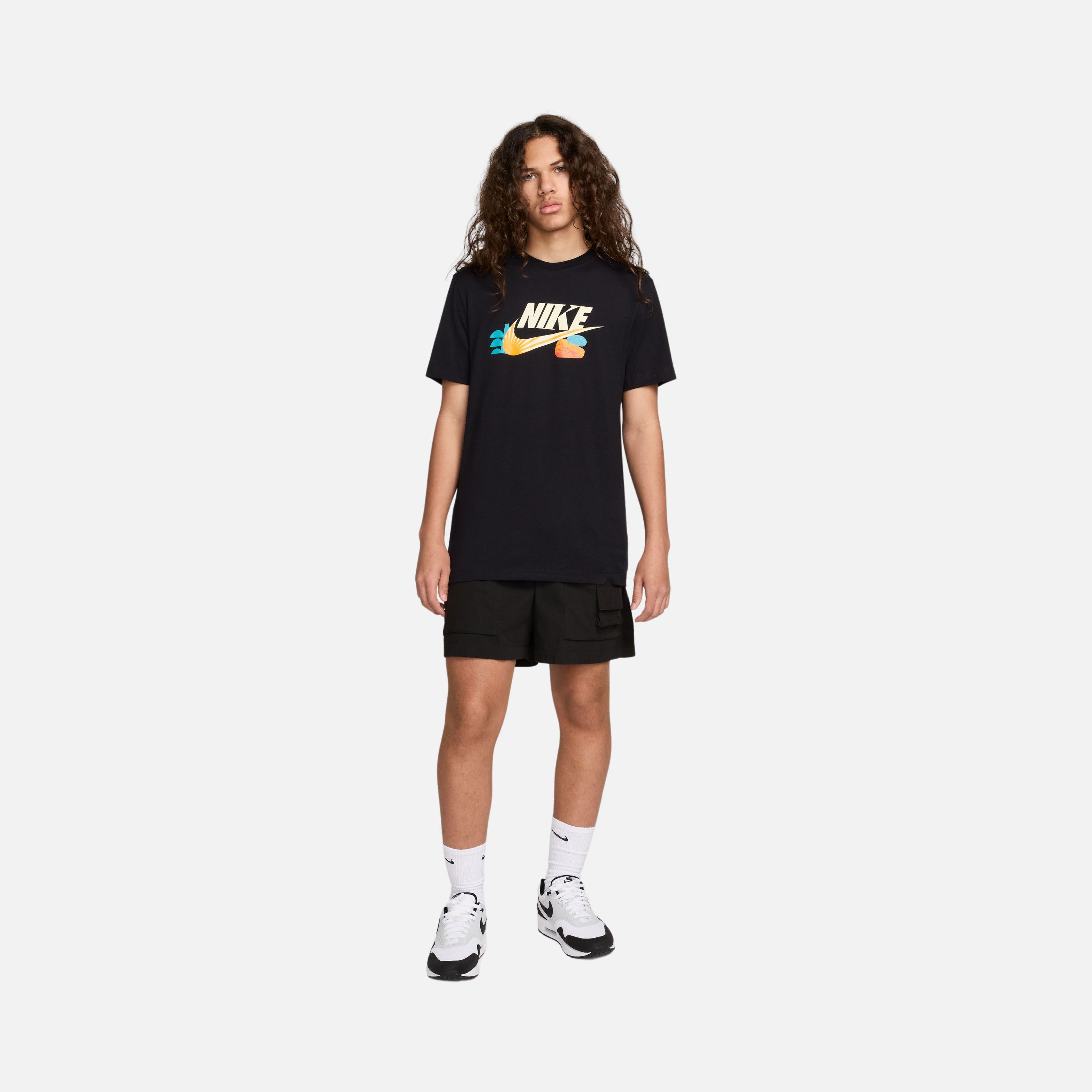 Nike Sportswear LBR Open 2 Short-Sleeve Erkek Tişört