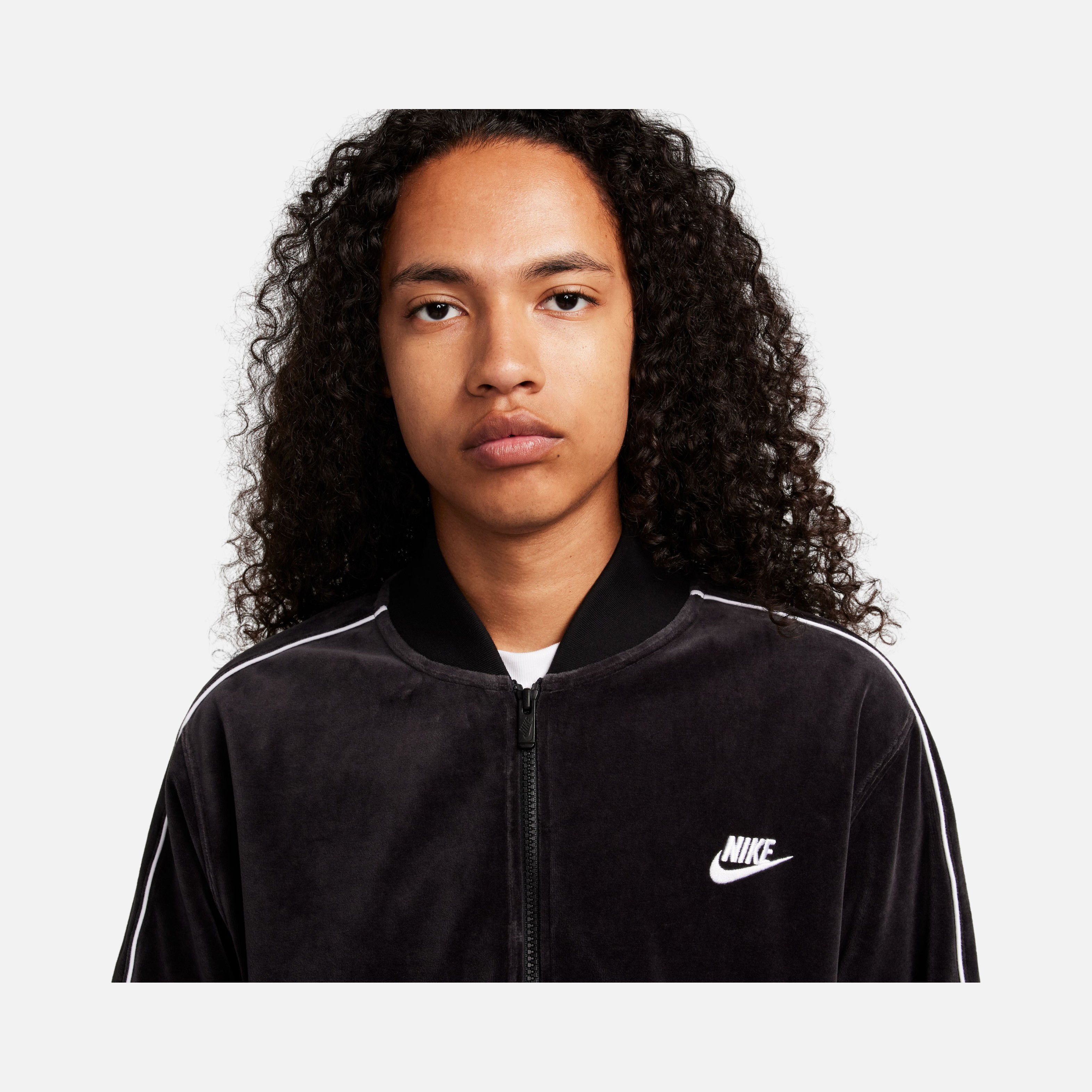 Nike Sportswear Club Velour Full-Zip Erkek Ceket