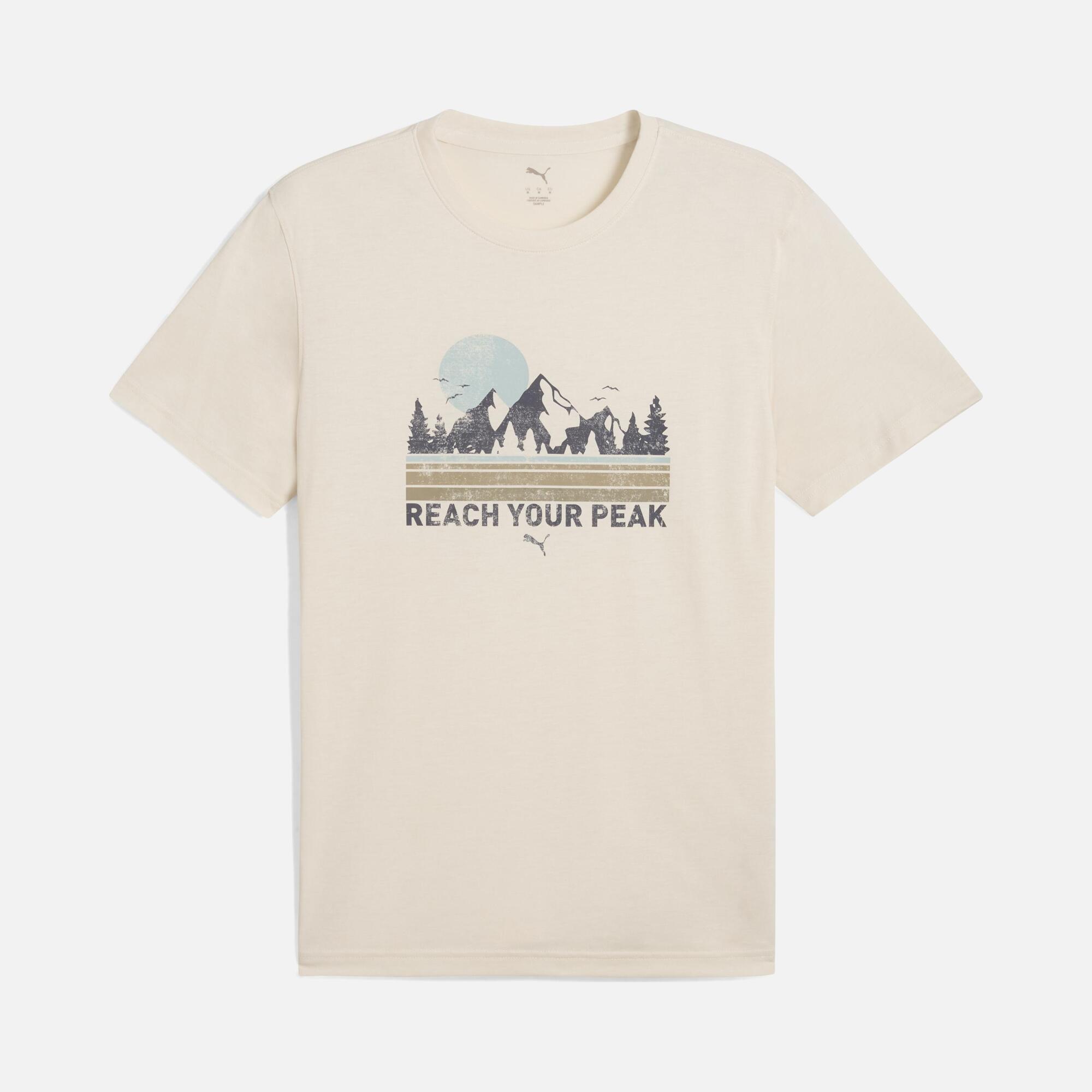 Puma DryCELL Graphics Regular-Fit Trail Running Short-Sleeve Erkek Tişört