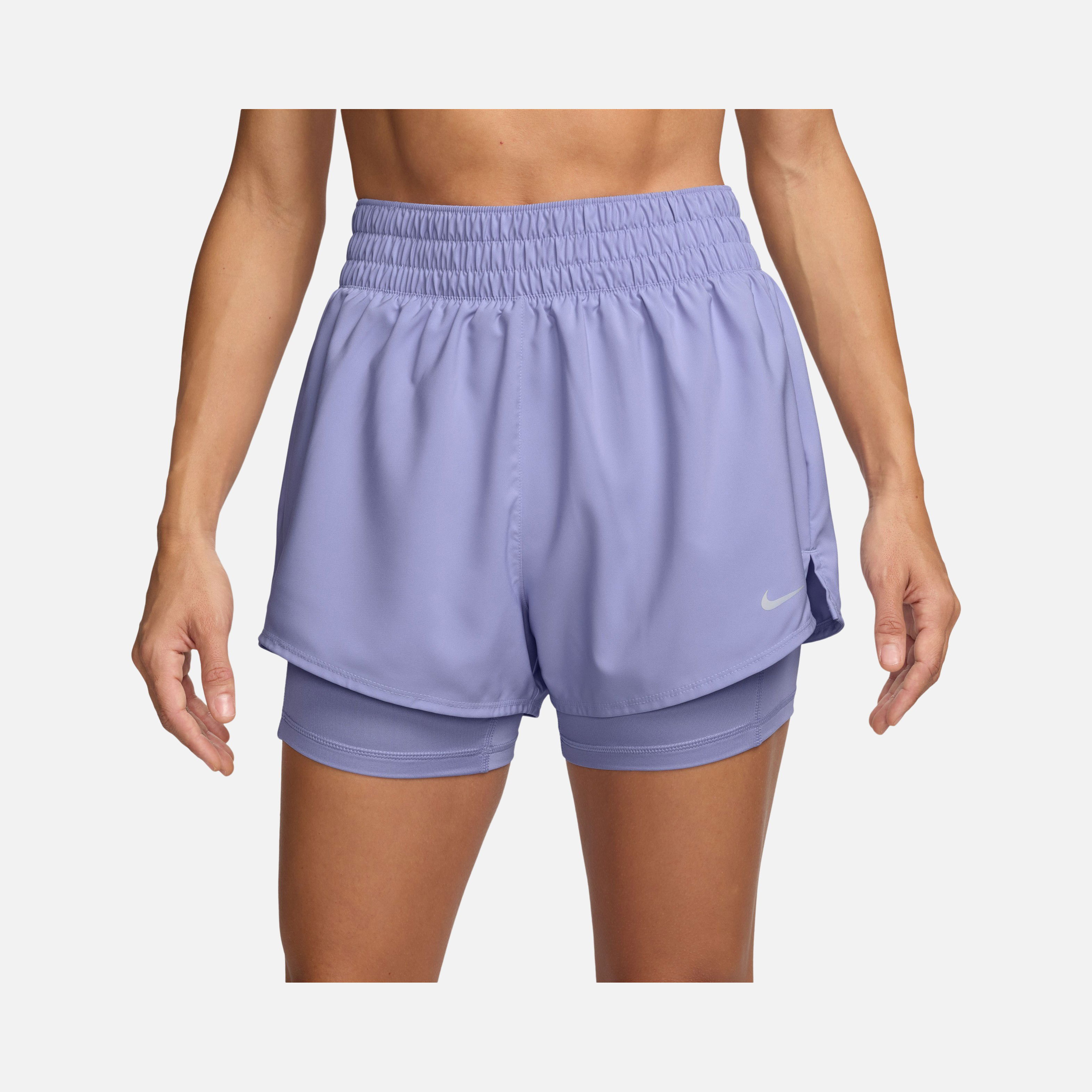 Nike Dri-Fit One High-Waisted 3" 2-in-1 Training Kadın Şort