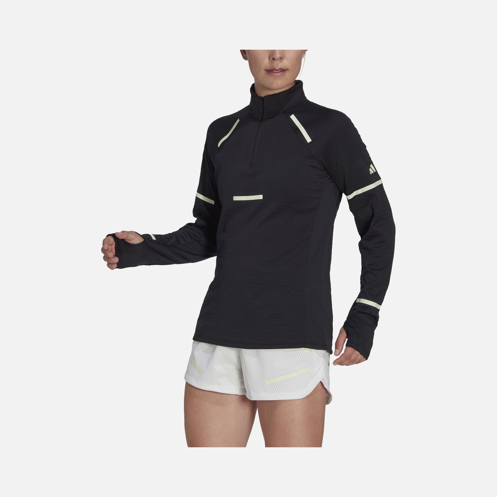 adidas X-City 1/2 Reflect At Night Running Long-Sleeve Kadın Sweatshırt