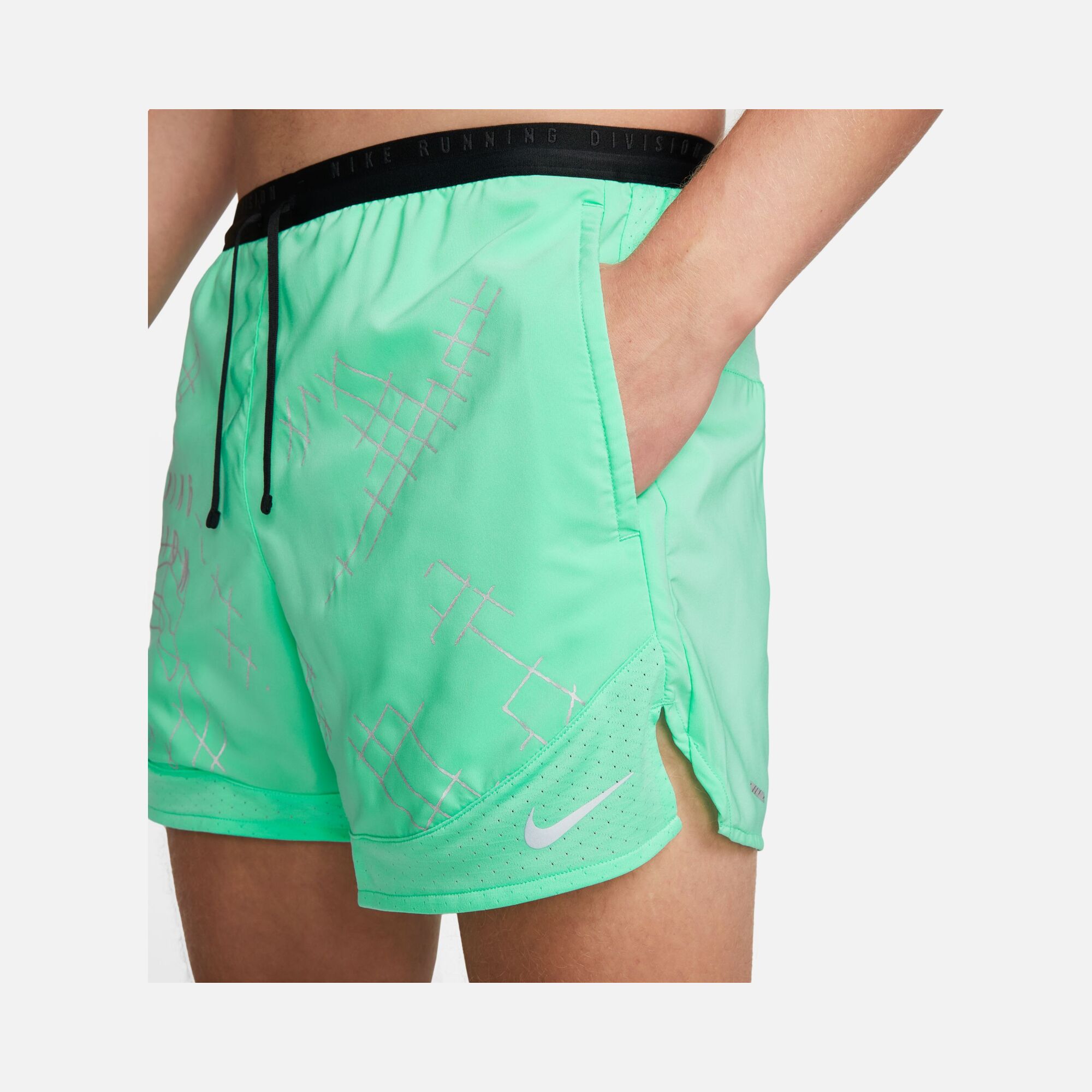 Nike Dri-Fit Stride Run Division 13cm (approx.) Brief-Lined Running Erkek Şort
