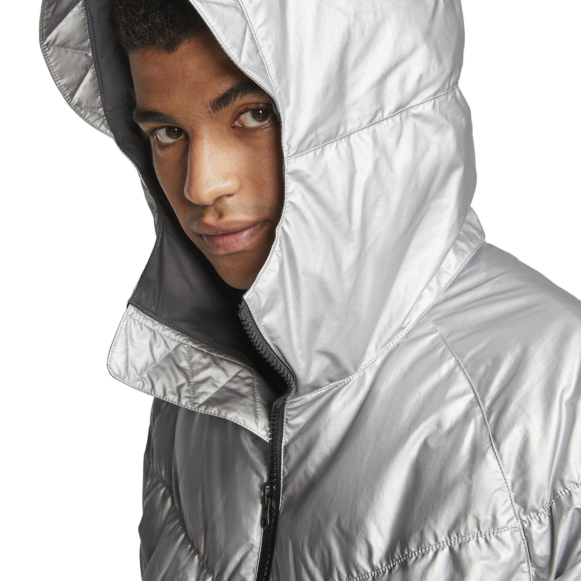 Nike Sportswear Down-Fill Hooded Puffer Erkek Mont