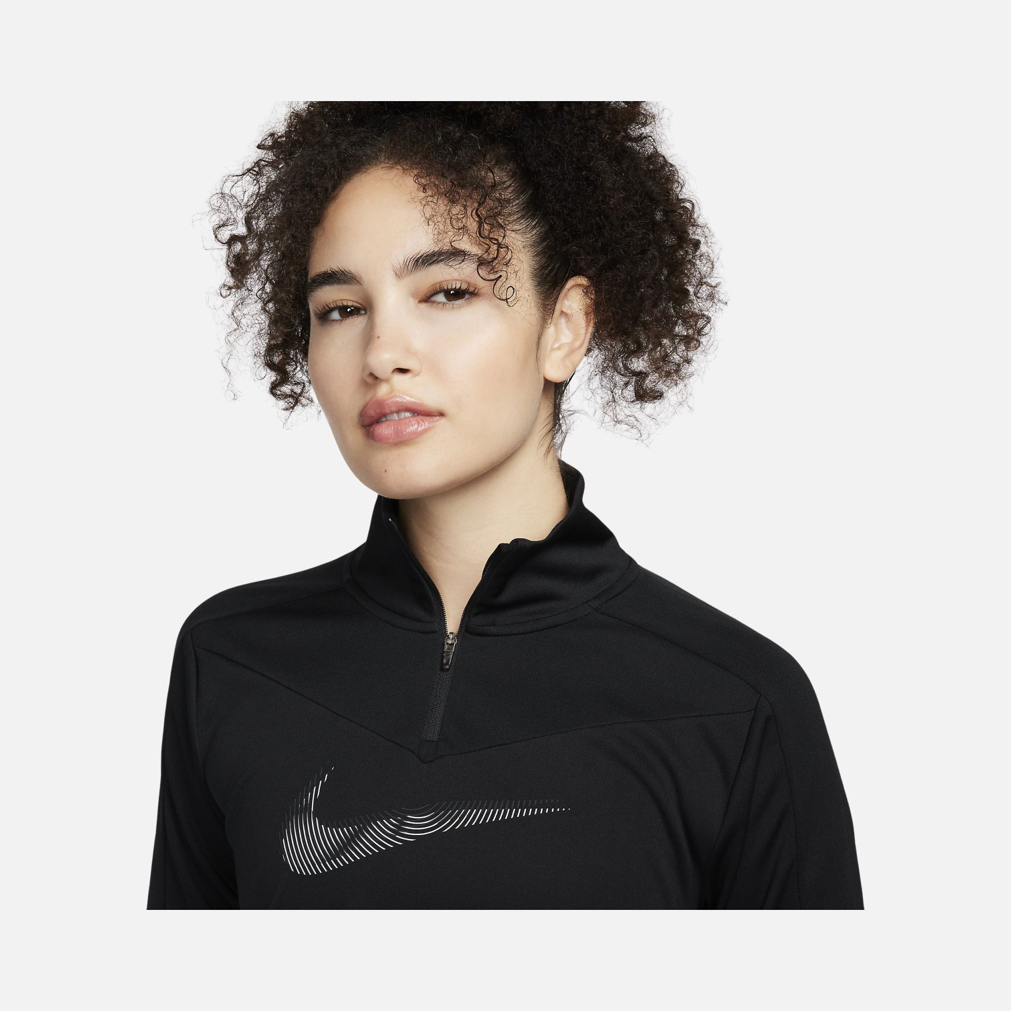 Nike Dri-Fit Swoosh 1/4-Zip Pacer Running Long-Sleeve Kadın Tişört