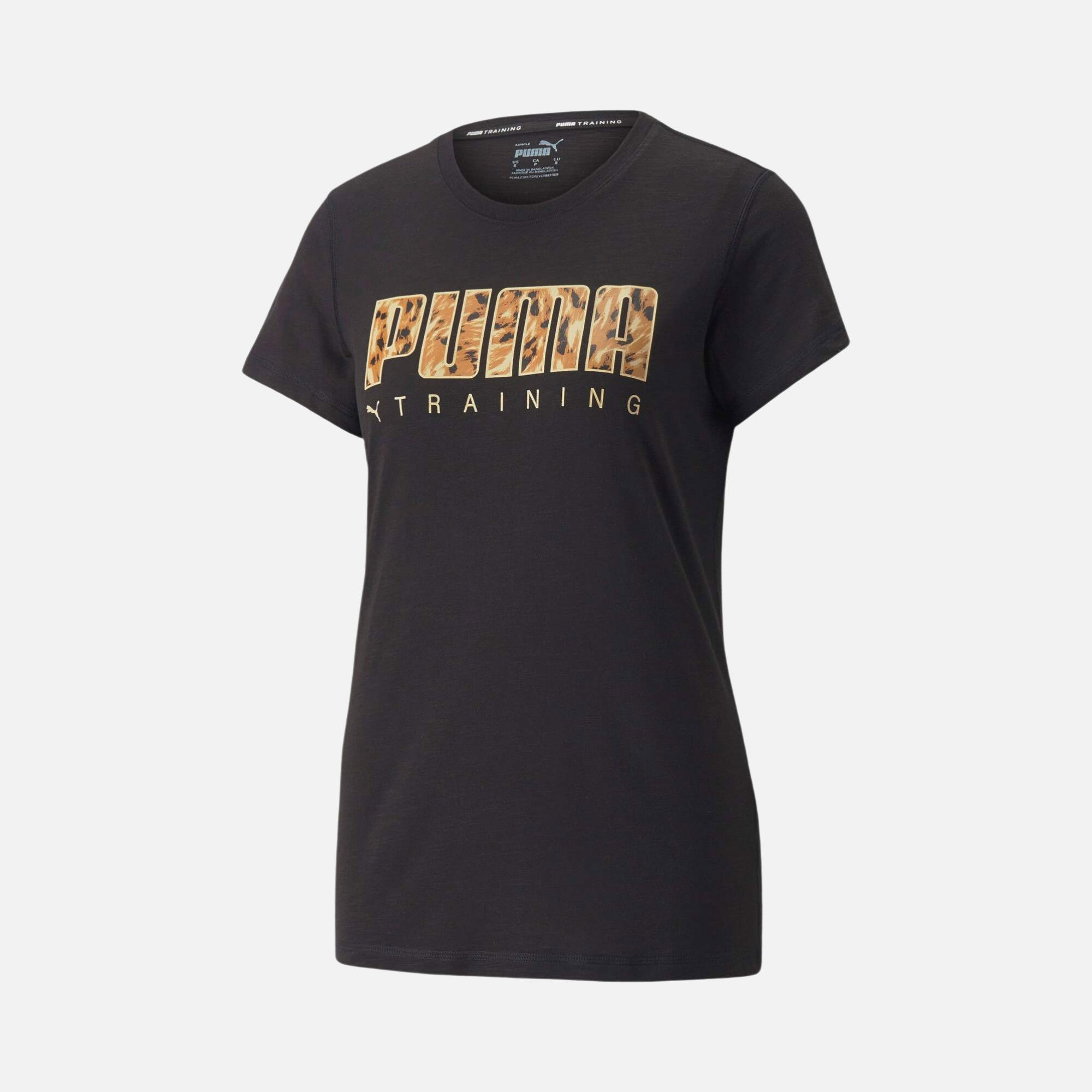 Puma Performance Logo Fill Running Short-Sleeve Kadın Tişört
