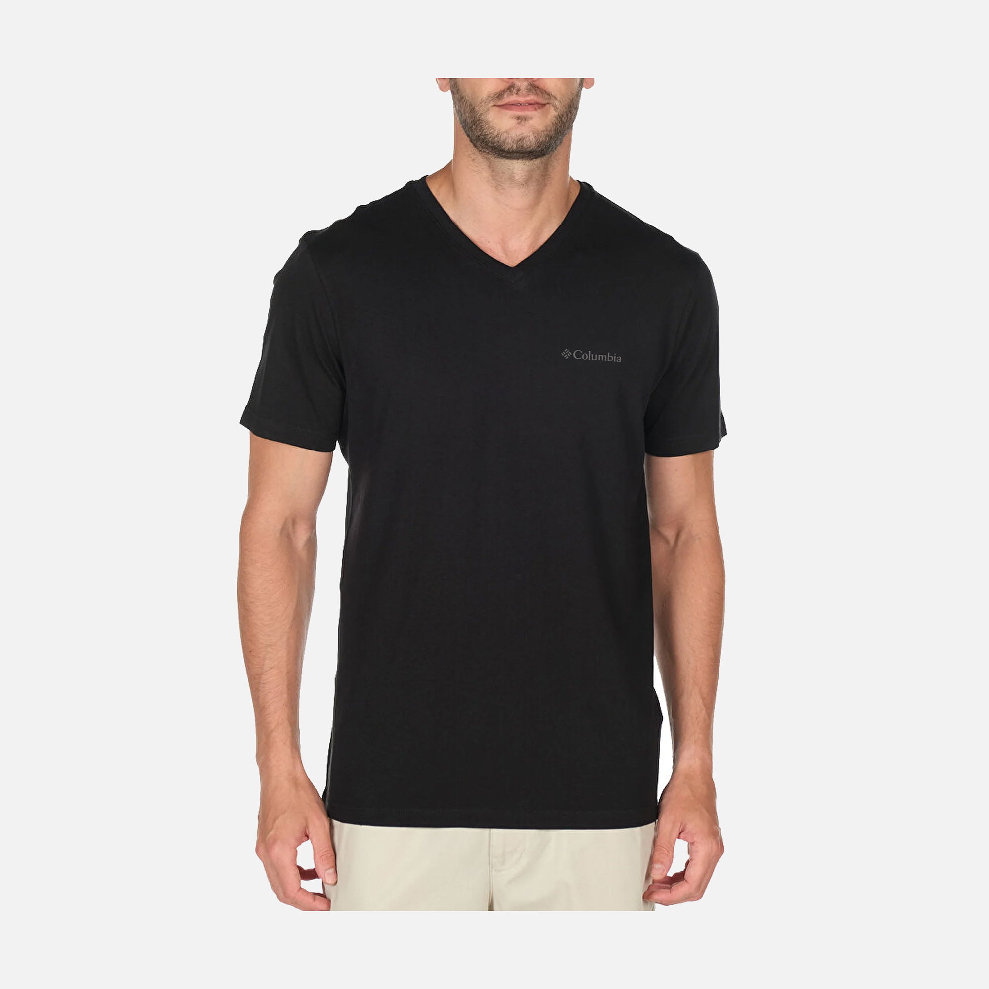Columbia Sportswear Brushed V-Neck Short-Sleeve Erkek Tişört