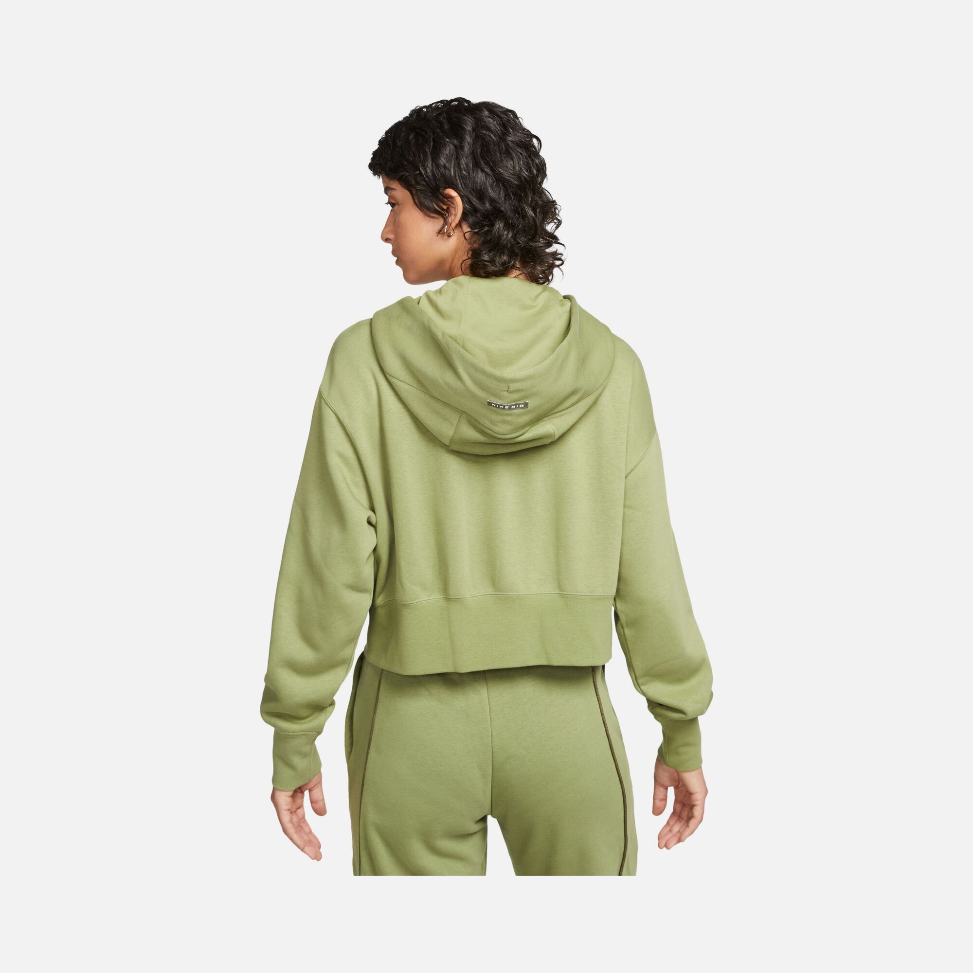Nike Sportswear Air Fleece Cropped  Full-Zip Hoodie Kadın Sweatshirt