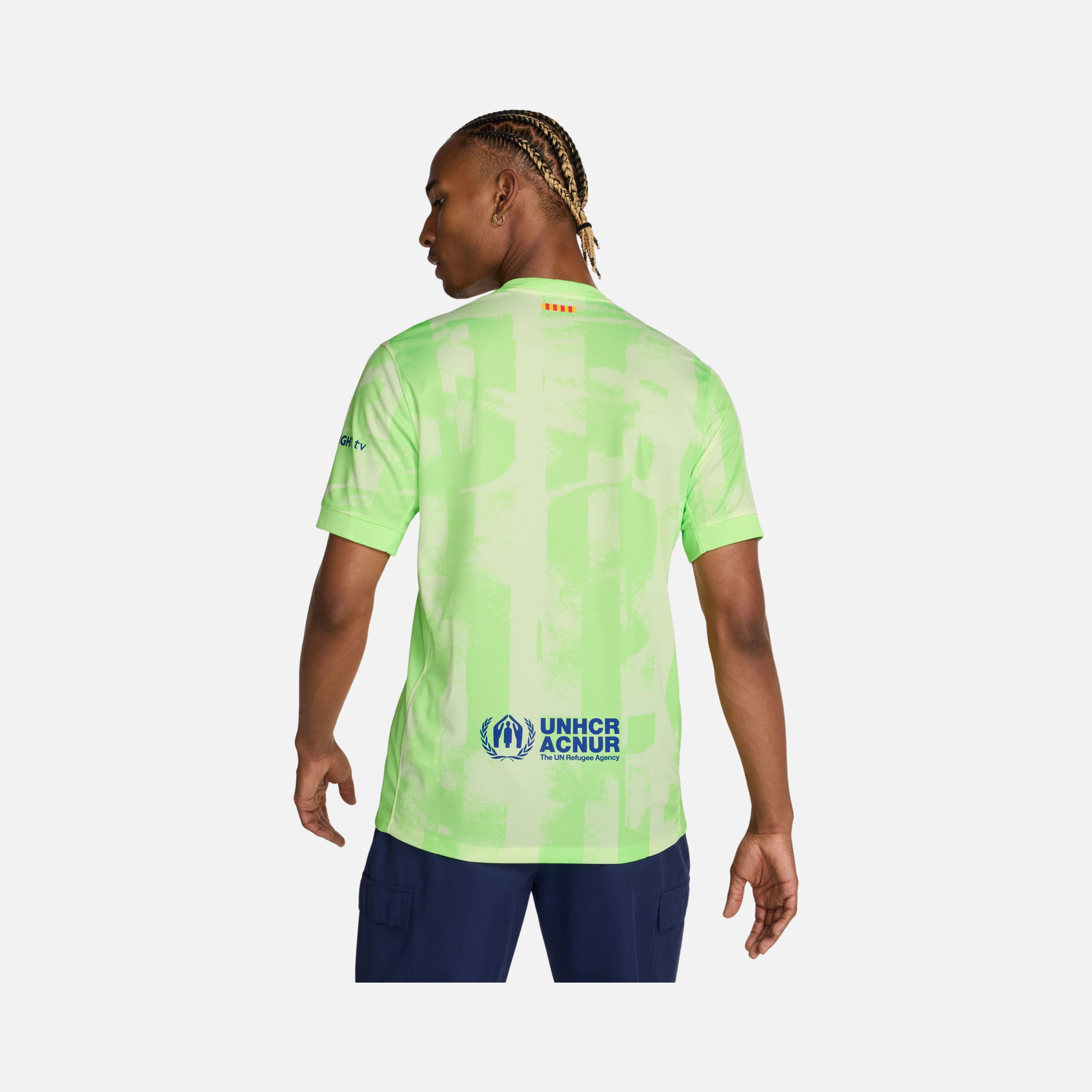 Nike F.C. Barcelona 2024-2025 Stadium Üçüncü Short-Sleeve Supporter Erkek Forma