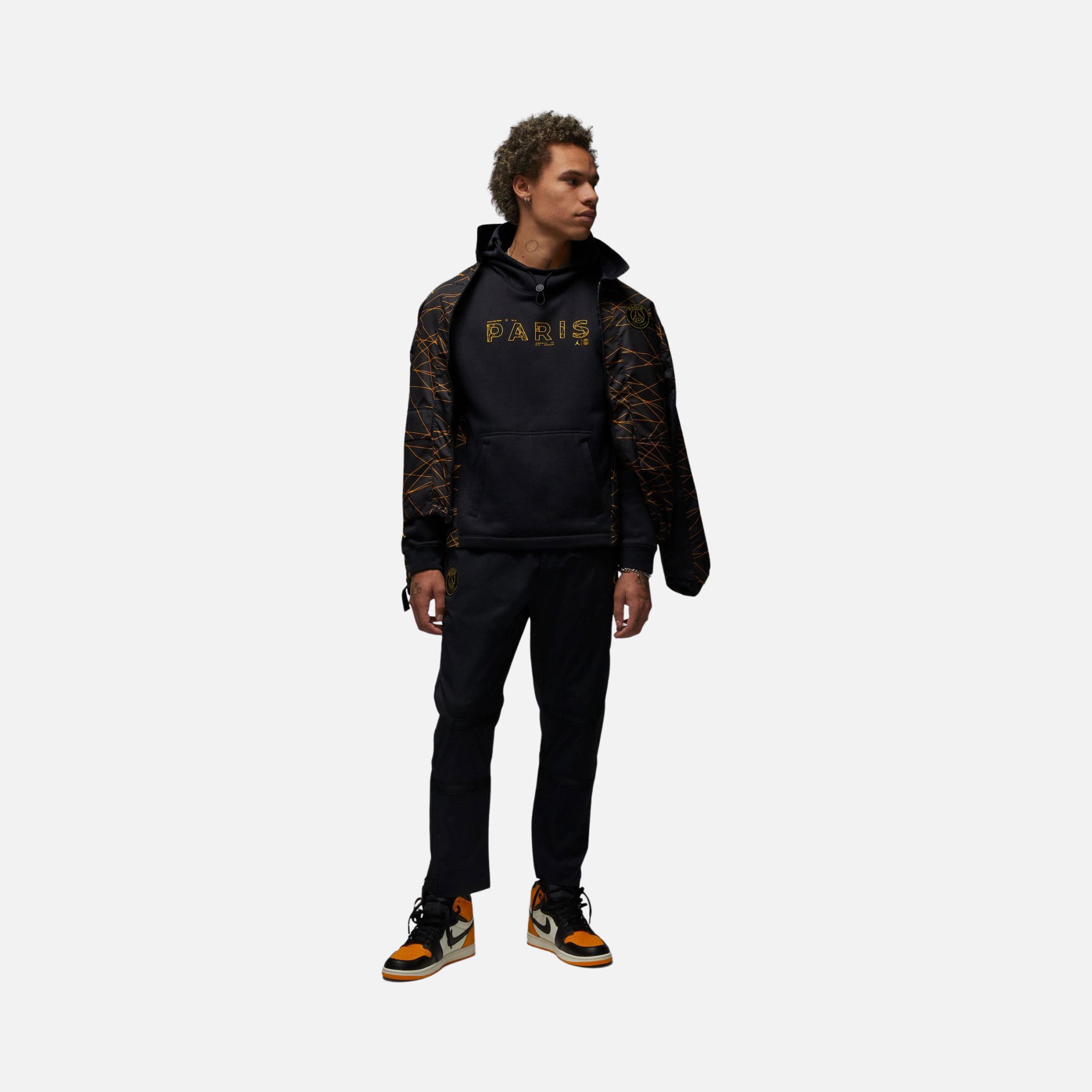 Nike Paris Saint-Germain Jordan Fleece Hoodie Erkek Sweatshirt