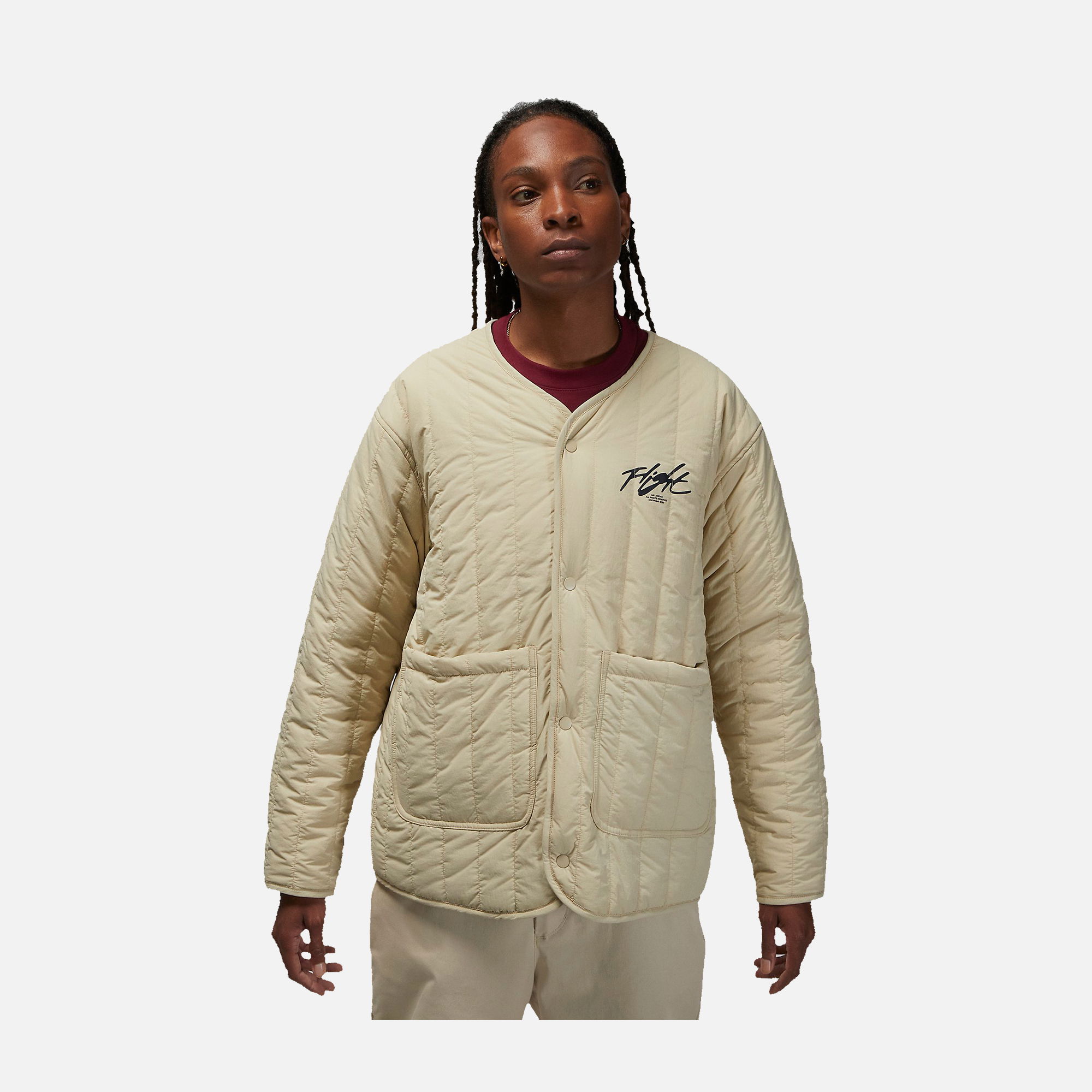 Nike Jordan Flight Heritage Liner Double-sided Full Length Snap Fastener Erkek Ceket