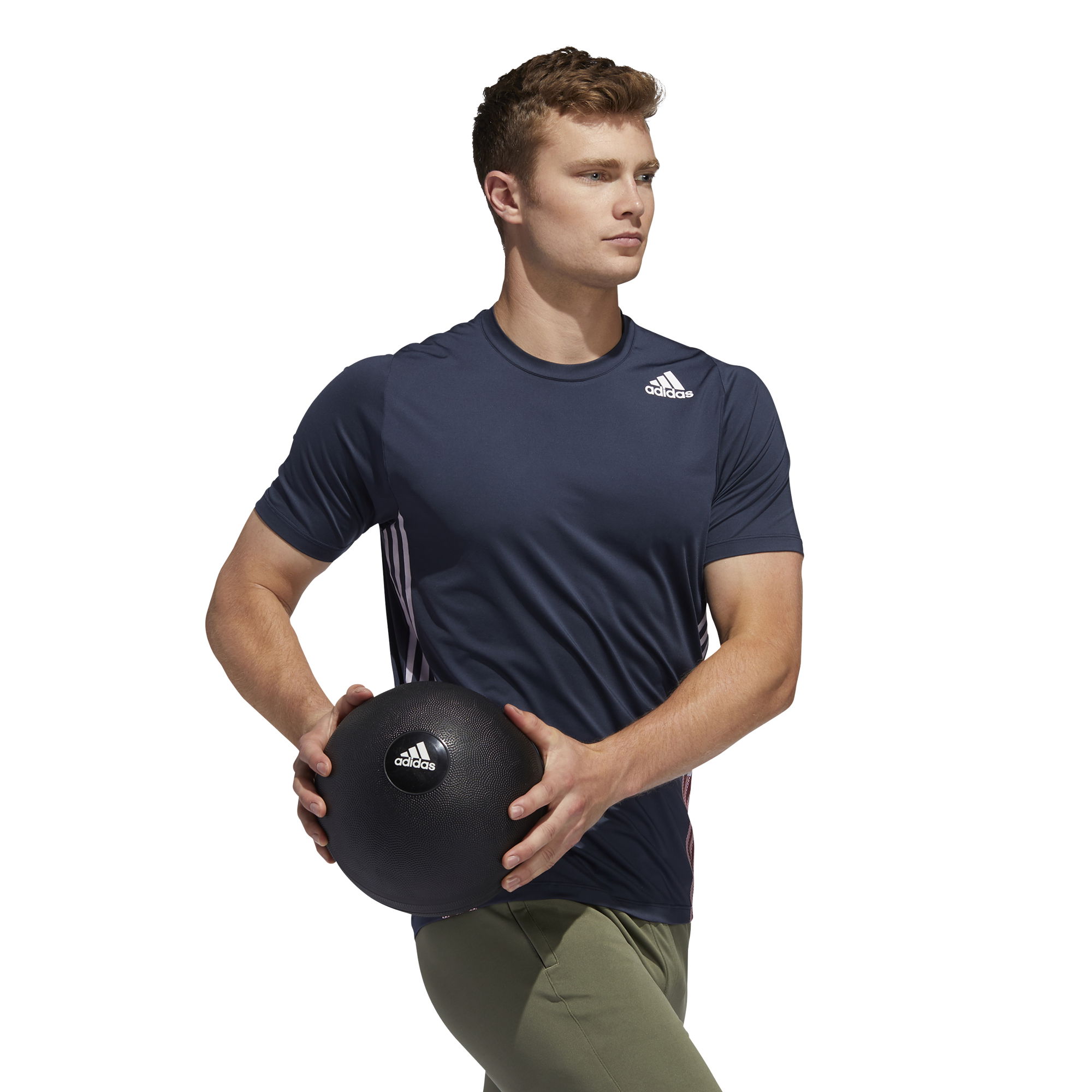 adidas FreeLift 3-Stripes Erkek Tişört