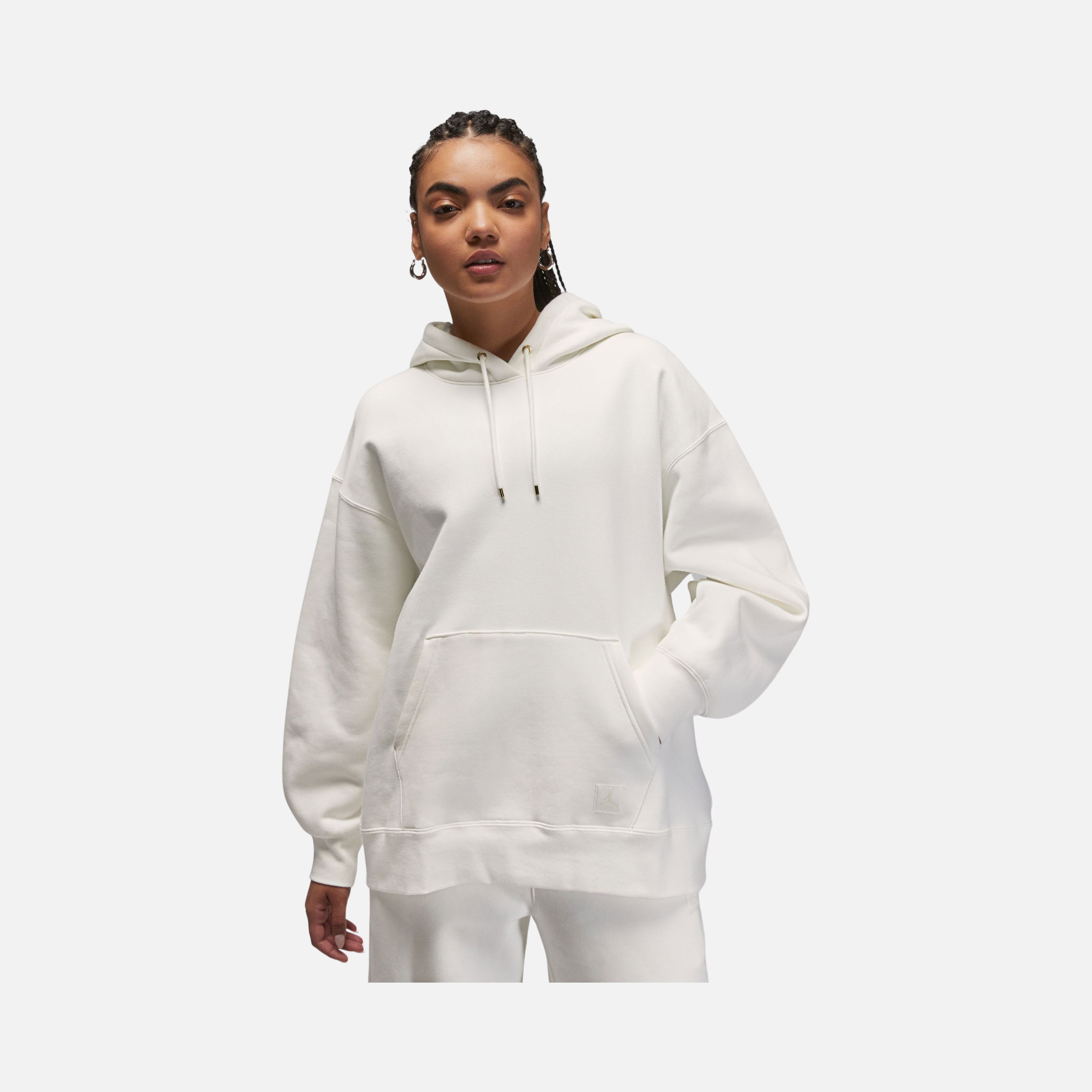 Nike Jordan Flight Fleece Oversized Pullover Hoodie Kadın Sweatshirt