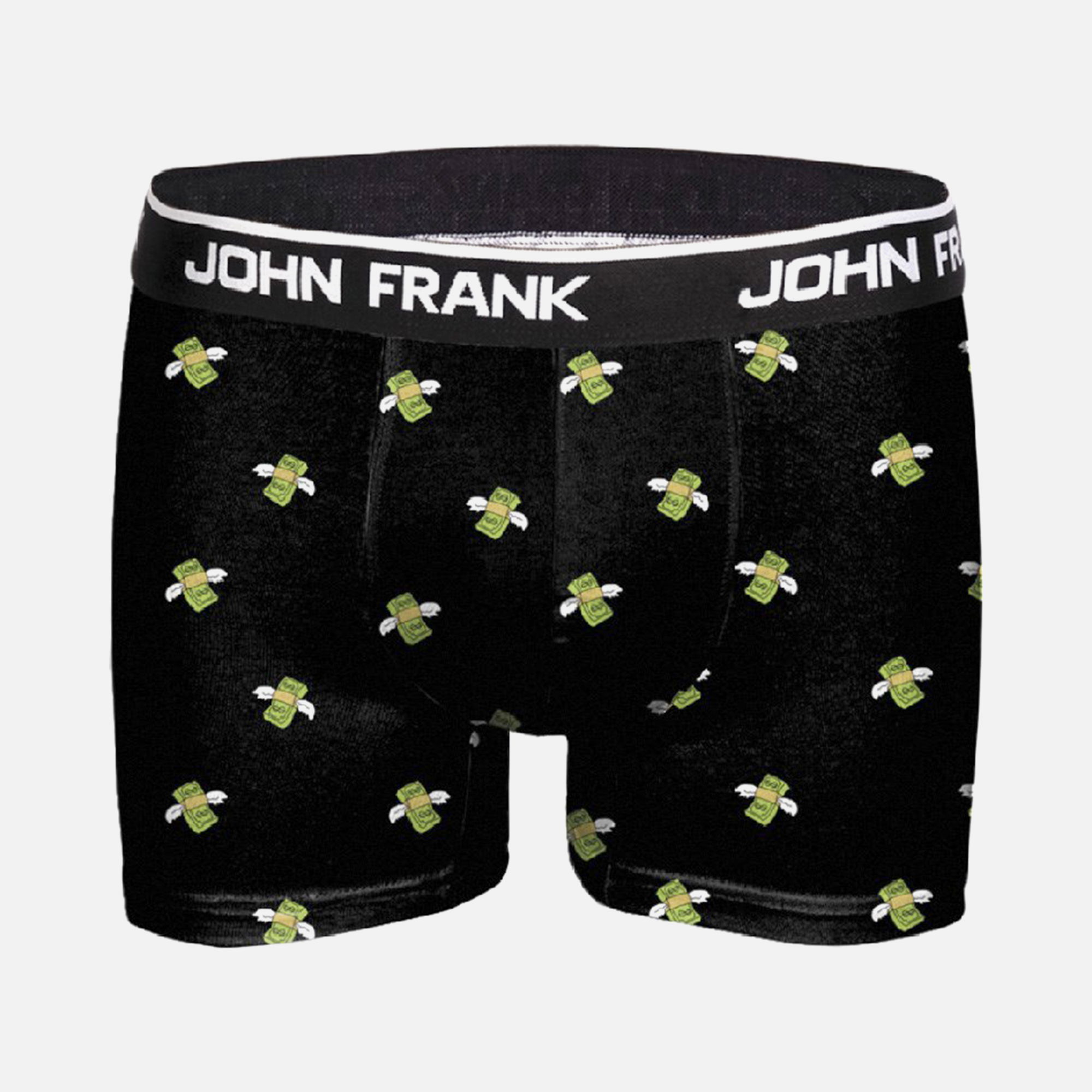 John Frank Money Flies Digital Pinting Erkek Boxer