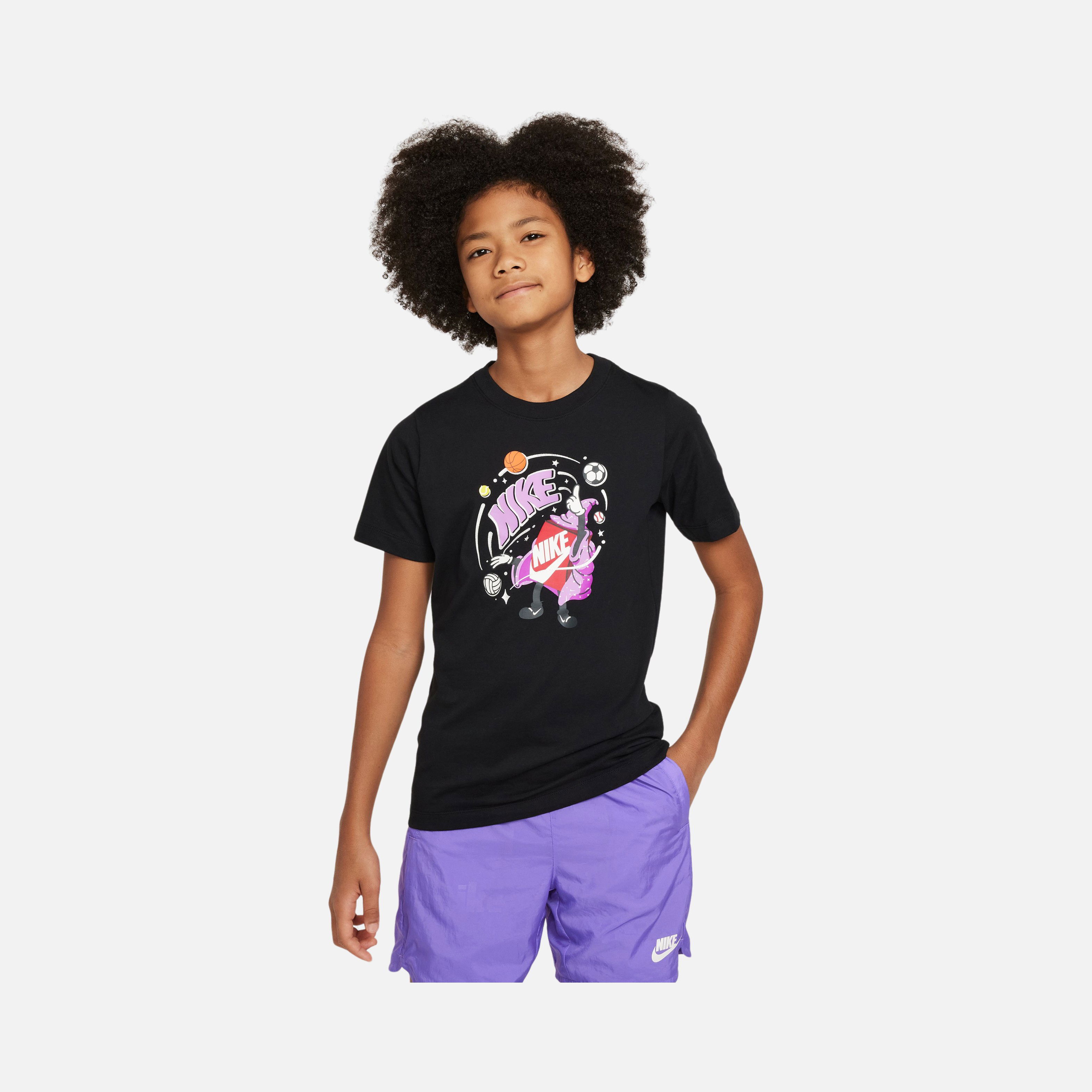 Nike Sportswear ''Sports Wizard Like Boxy Graphics'' Short-Sleeve Çocuk Tişört