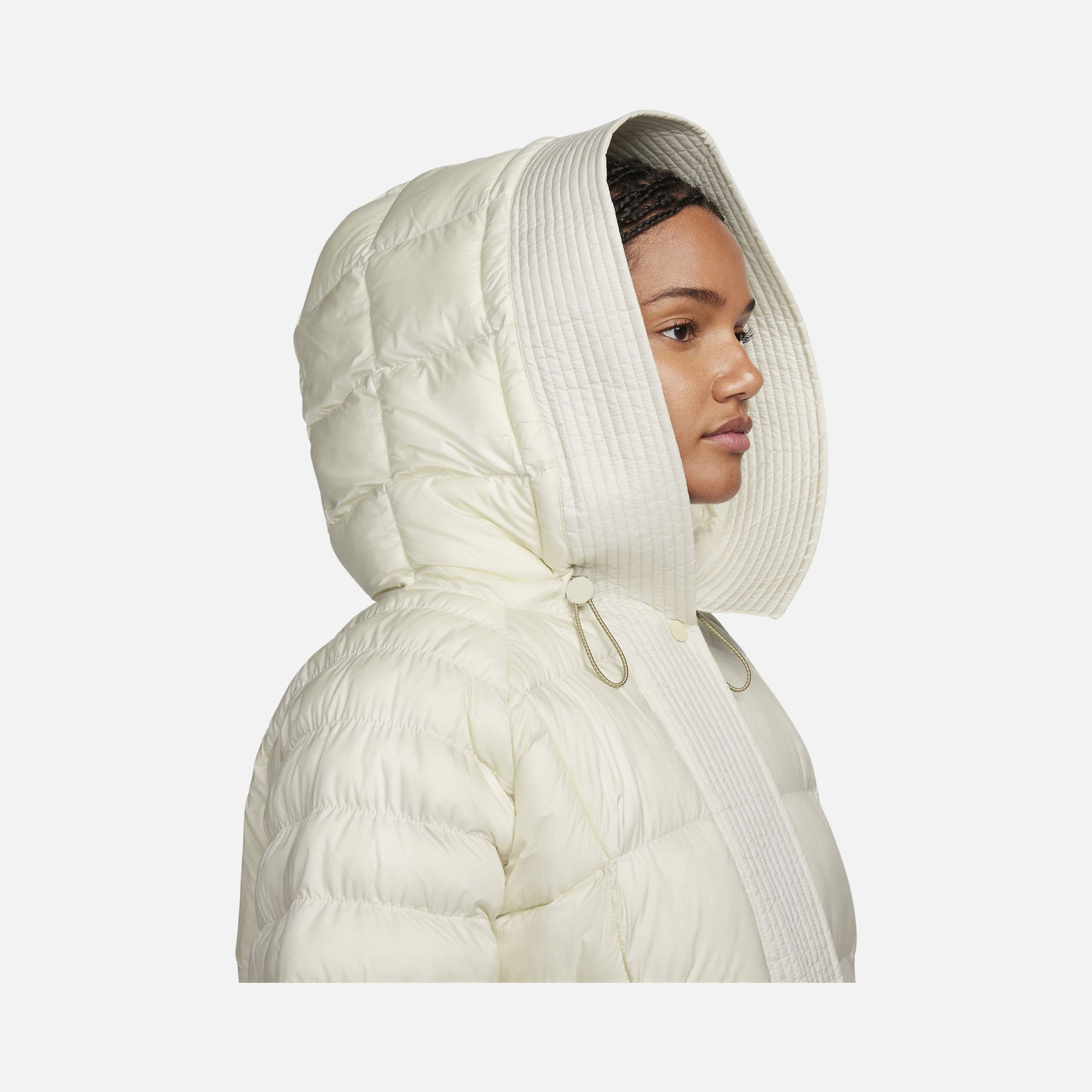 Nike Sportswear Therma-Fit PrimaLoft® Thermoplume® Oversized Swoosh Puffer Full-Zip Hoodie Kadın Mont