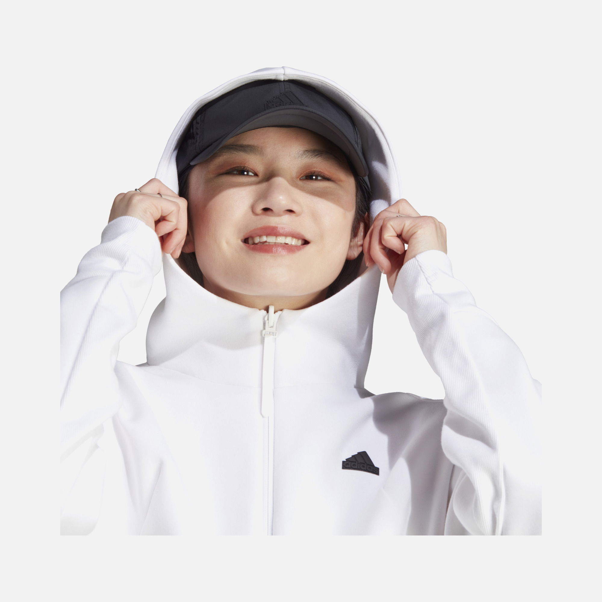 adidas Sportswear  Z.N.E. Full-Zip Hoodie kadın Sweatshirt