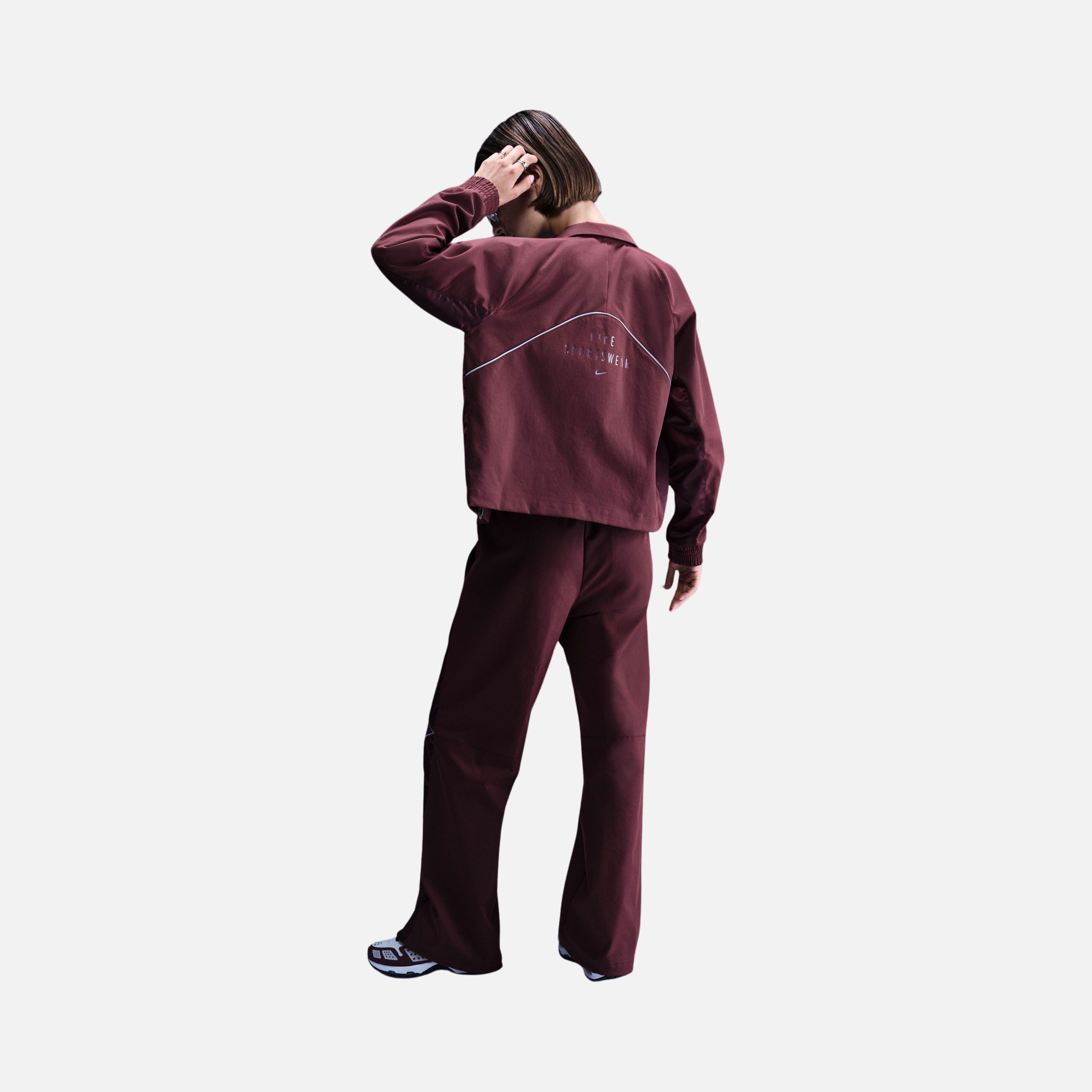 Nike Sportswear Gel Woven Full Snap Closure Kadın Ceket