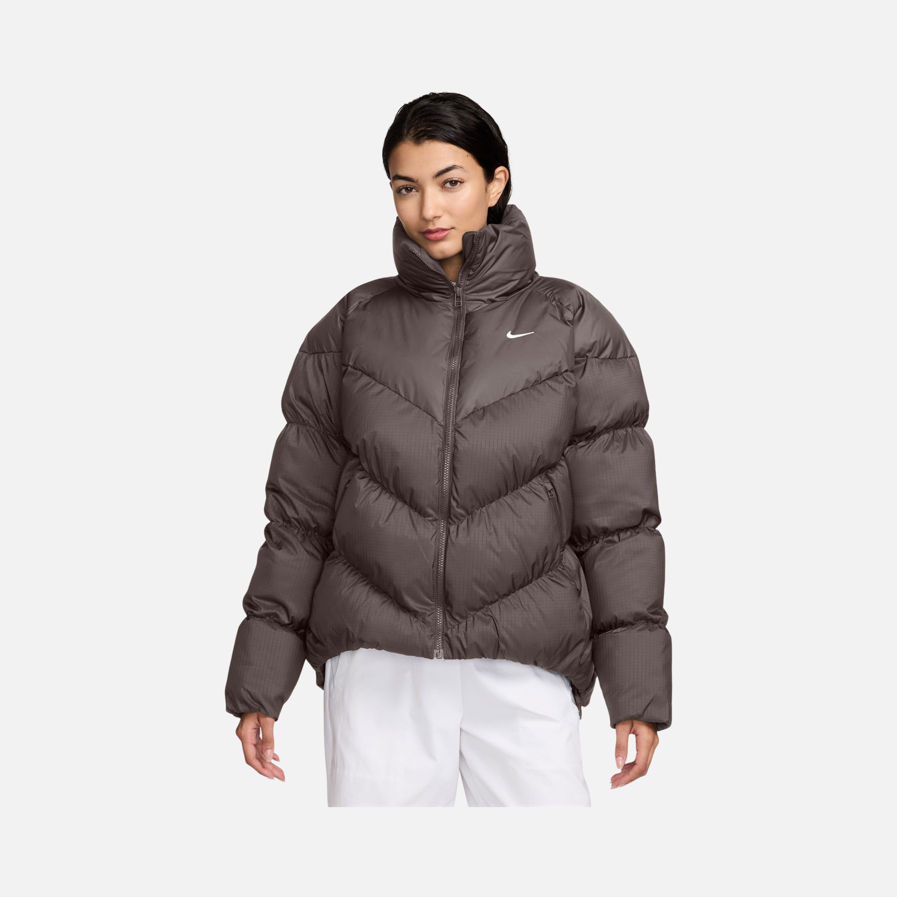 Nike Sportswear Windpuffer Storm-Fit Loose Full-Zip Hoodie Kadın Mont