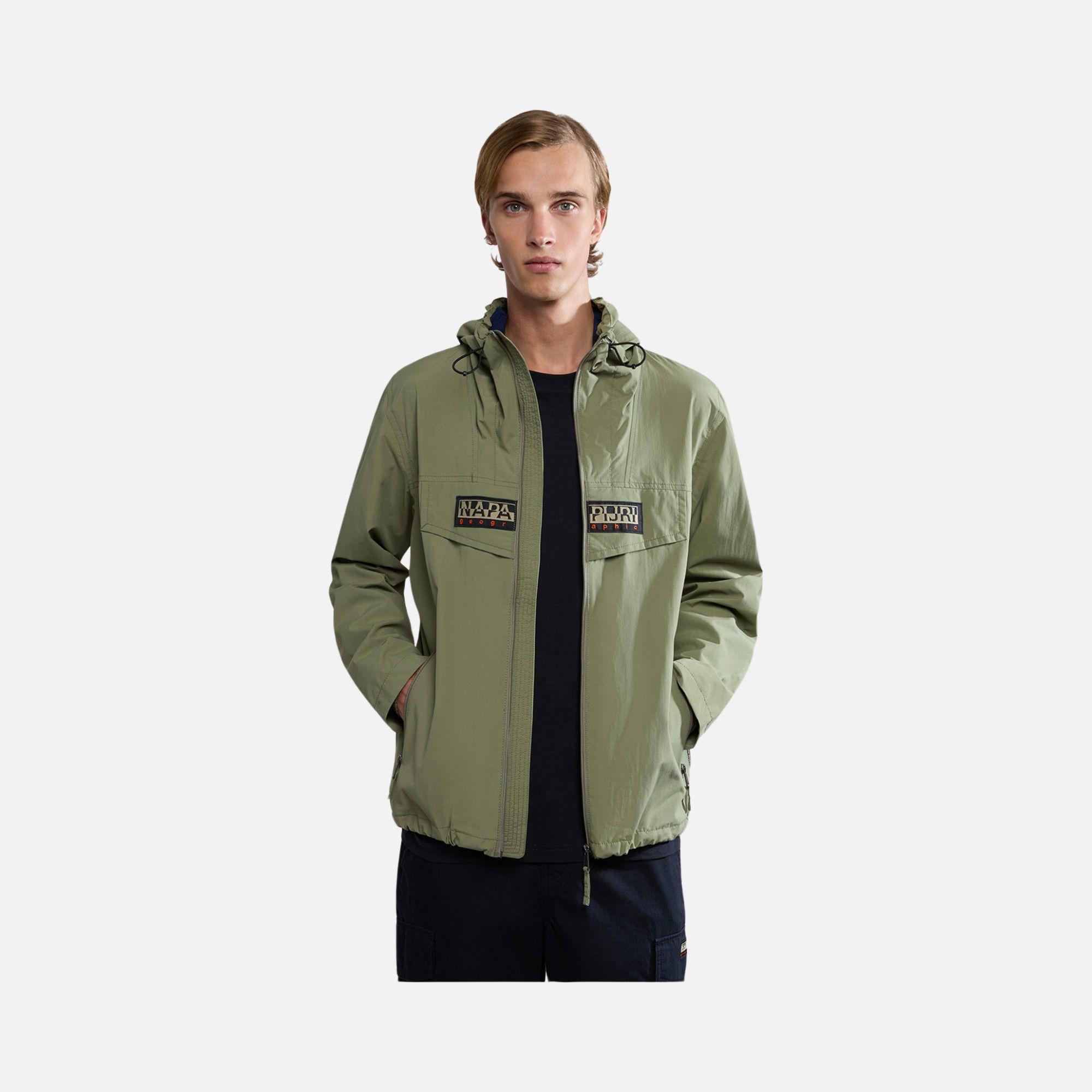 Napapijri Sportswear Rainforest Open Full-Zip Hoodie Erkek Ceket