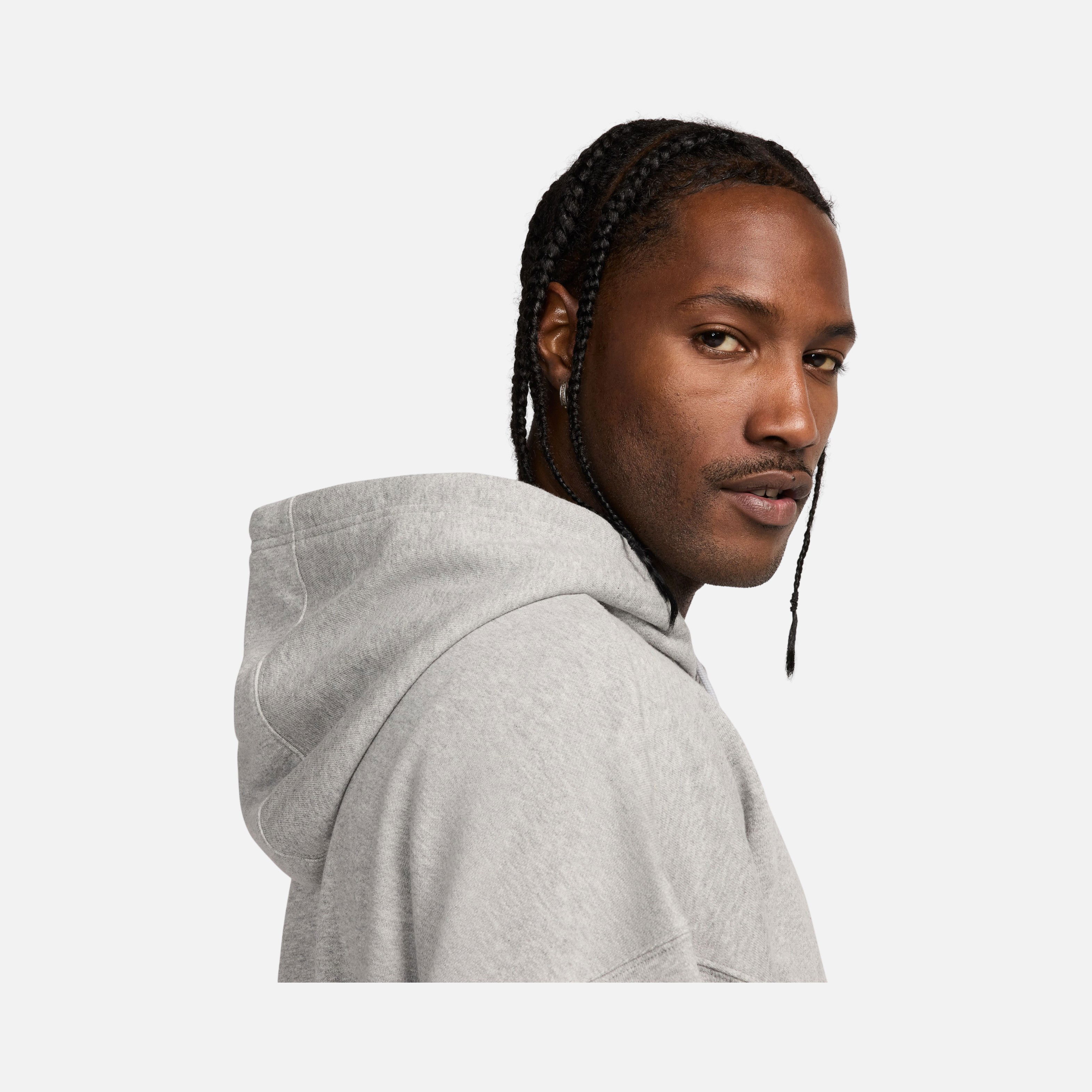 Nike Club+ Fleece Oversized French Terry Full-Zip Hoodie Erkek Sweatshirt