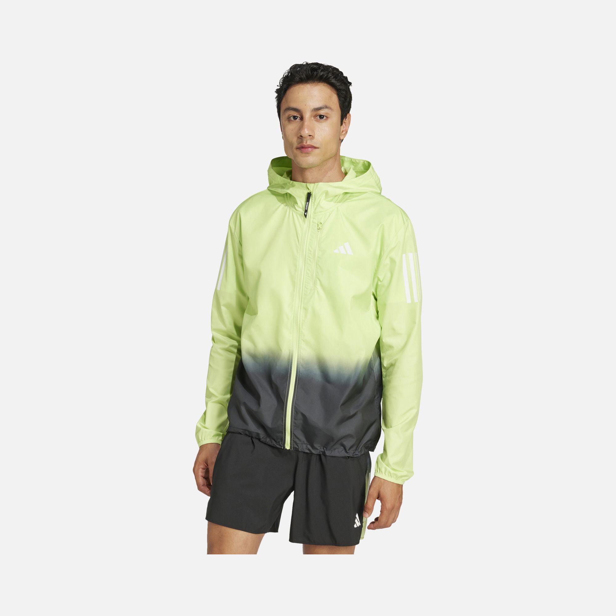 adidas Climacool Own the Run Colorblock Running Full-Zip Hooded Erkek Ceket