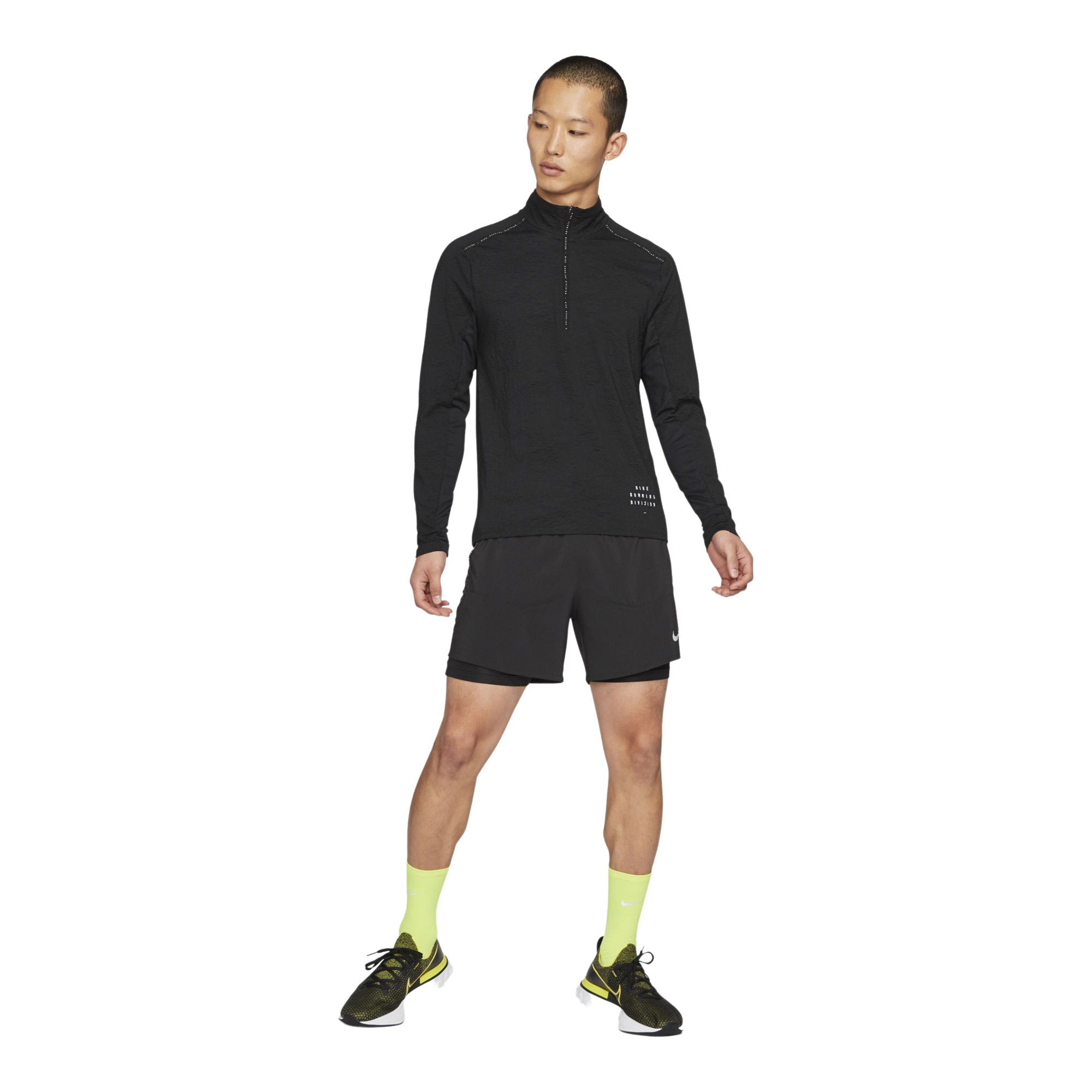 Nike Dri-Fit Element Run Division Running Half-Zip Long-Sleeve Erkek Tişört