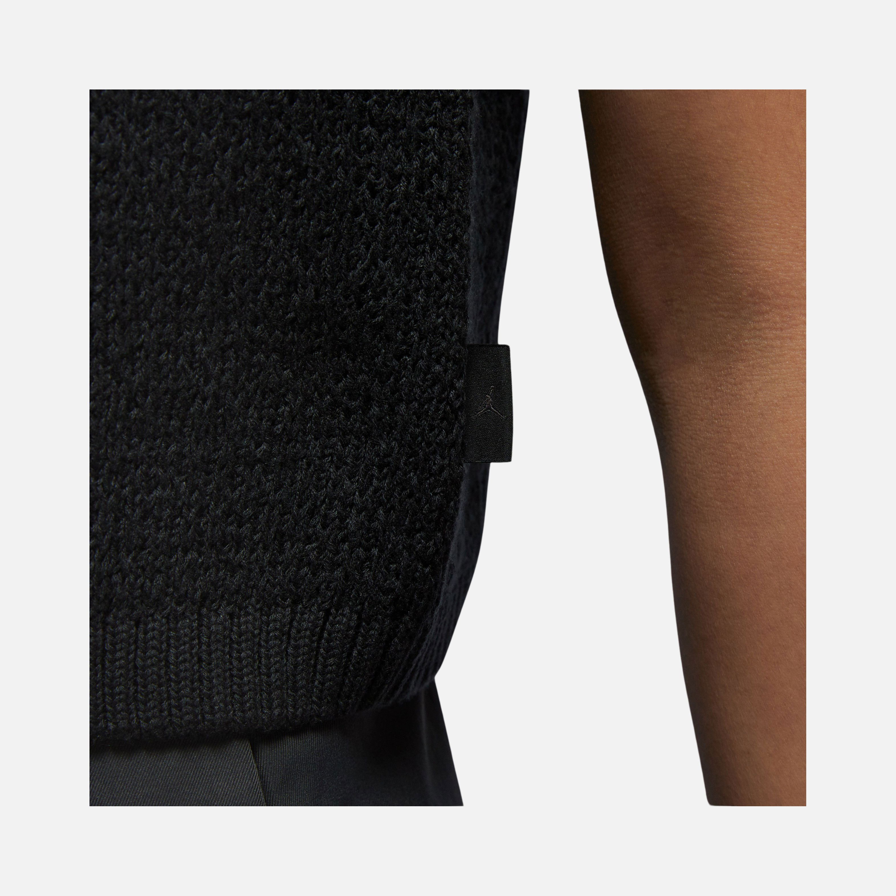 Nike Air Jordan Knit Loose Cut V-Neck Full-Buttoned Kadın Yelek