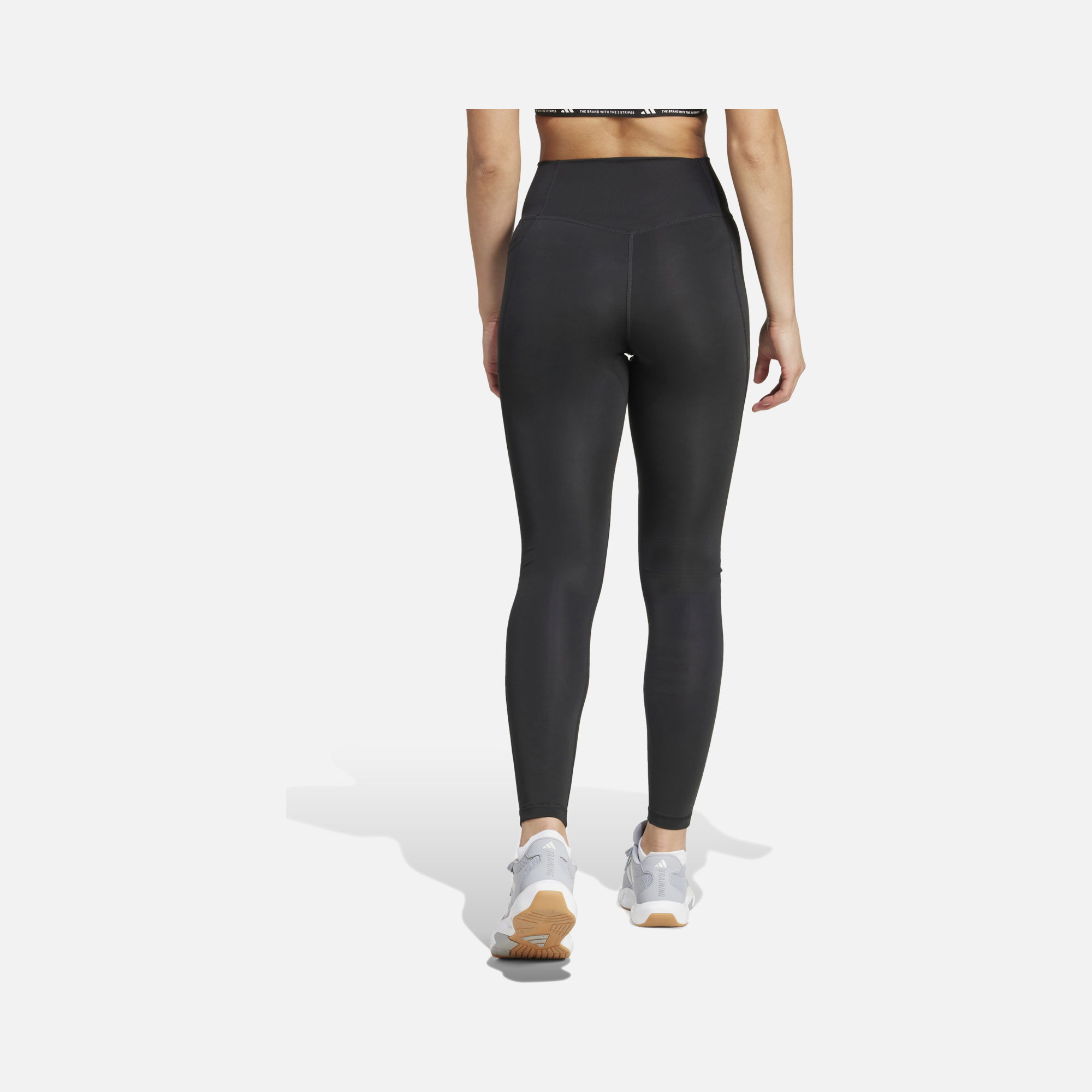 adidas AEROREADY Optime Essentials Stash Pocket Full-Length Gym & Training Kadın Tayt