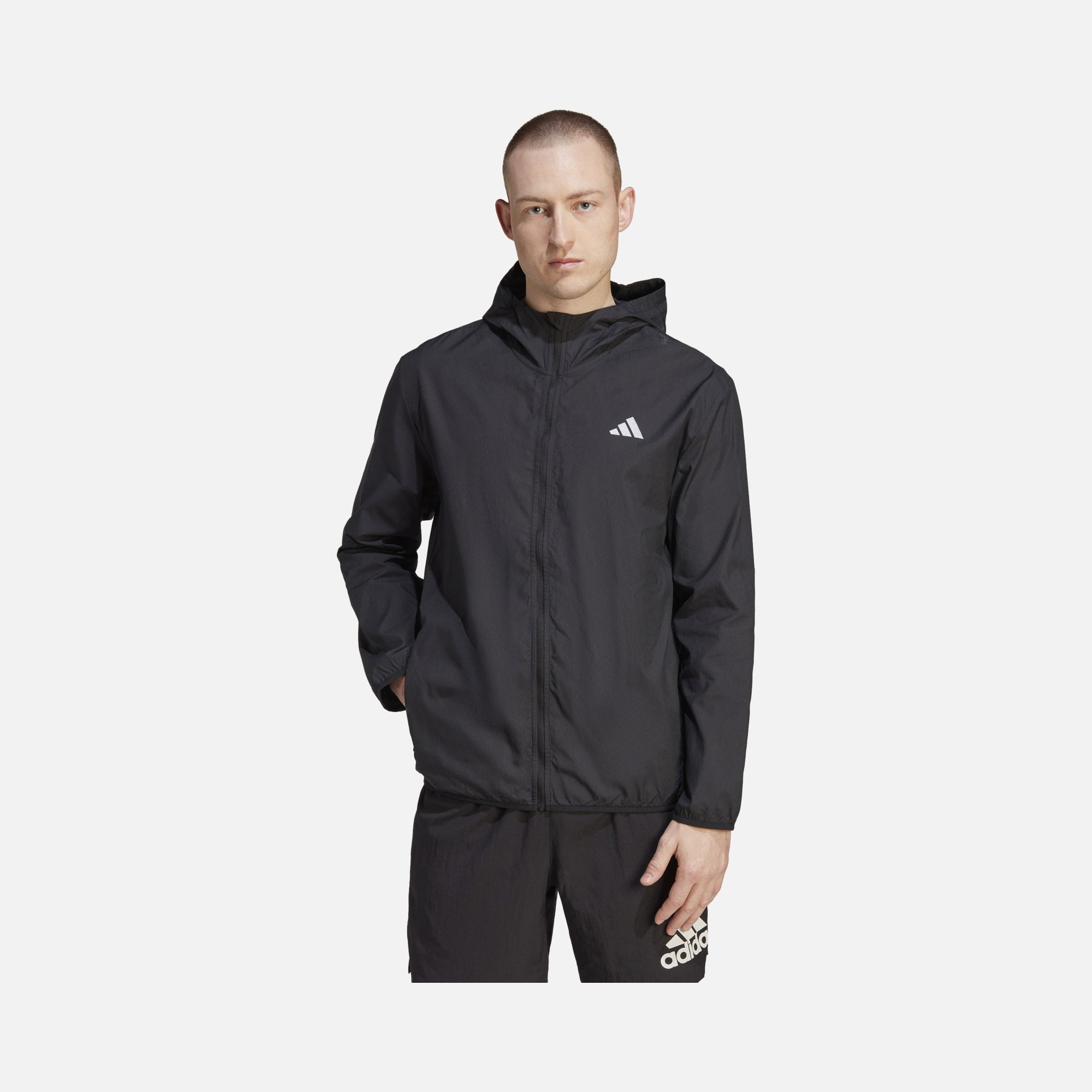 adidas Run It Running Full-Zip Running Hoodie Erkek Ceket