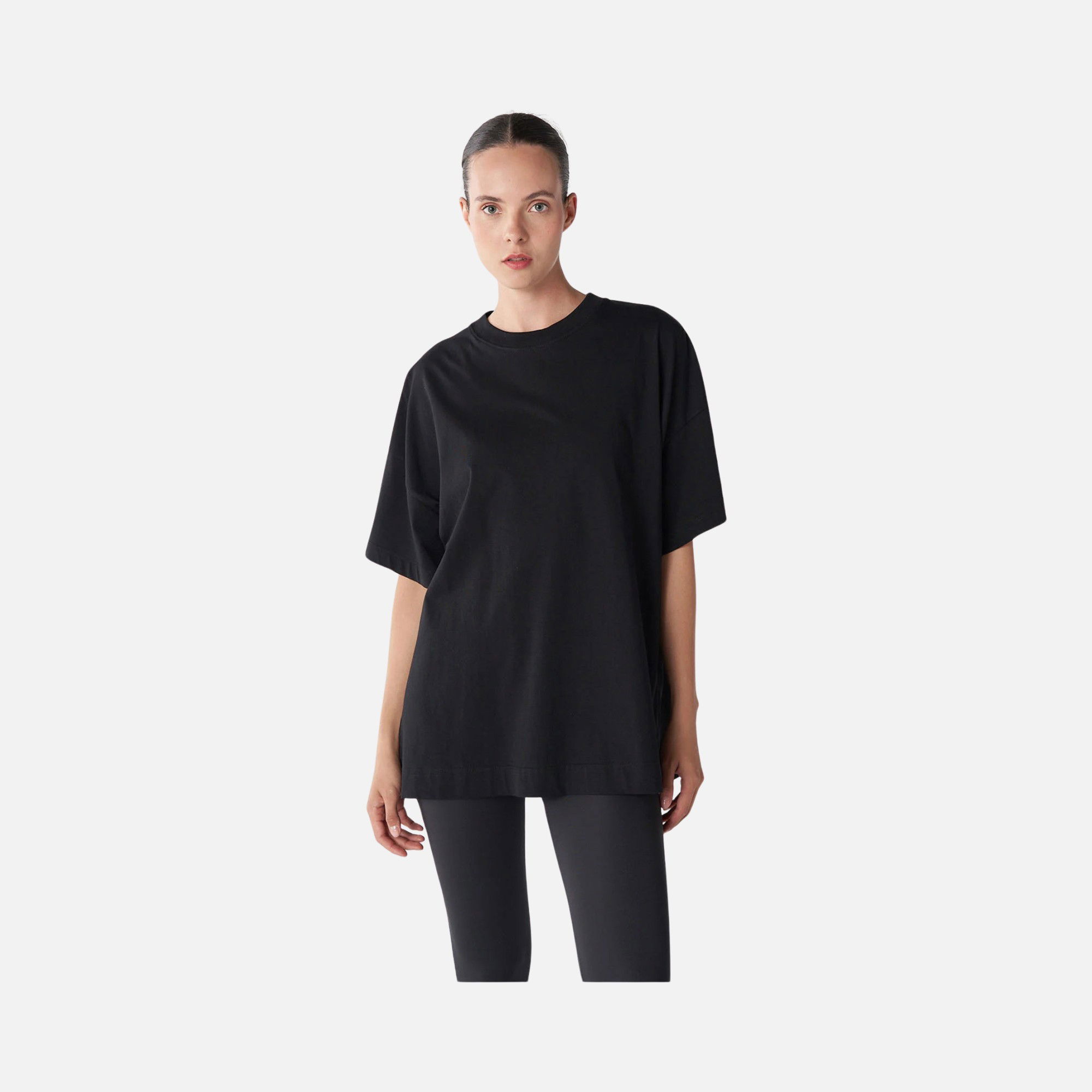 Hummel Sportswear Shura Oversizet Logo Short-Sleeve Kadın Tişört