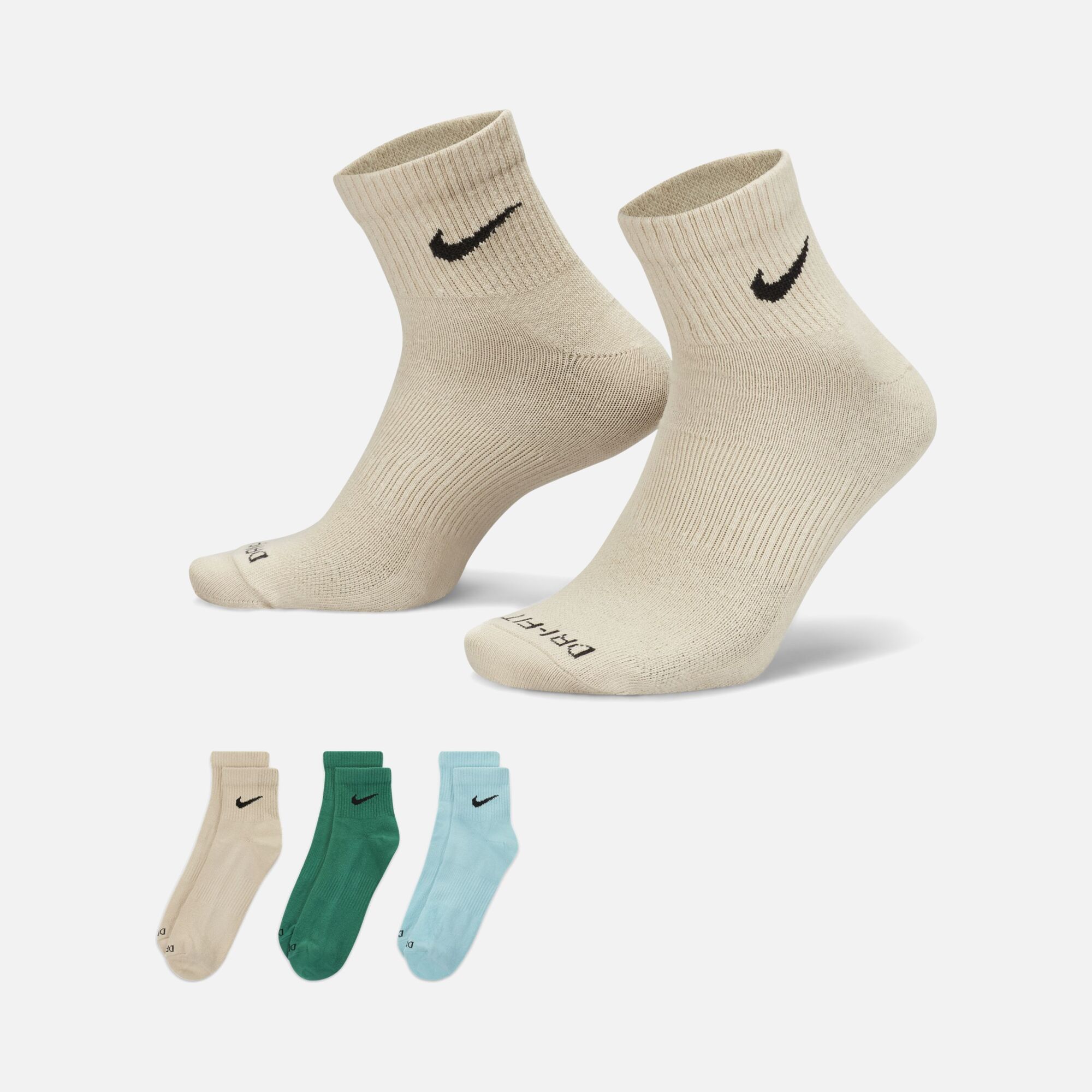 Nike Everyday Plus Lightweight Training Ankle (3 Pairs) Unisex Çorap