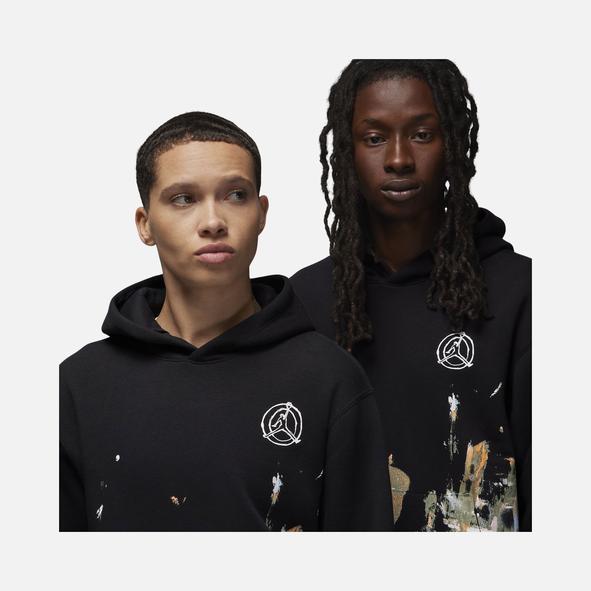 Nike Jordan Flight Artist Series by Jammie Holmes Fleece Hoodie Erkek Sweatshirt