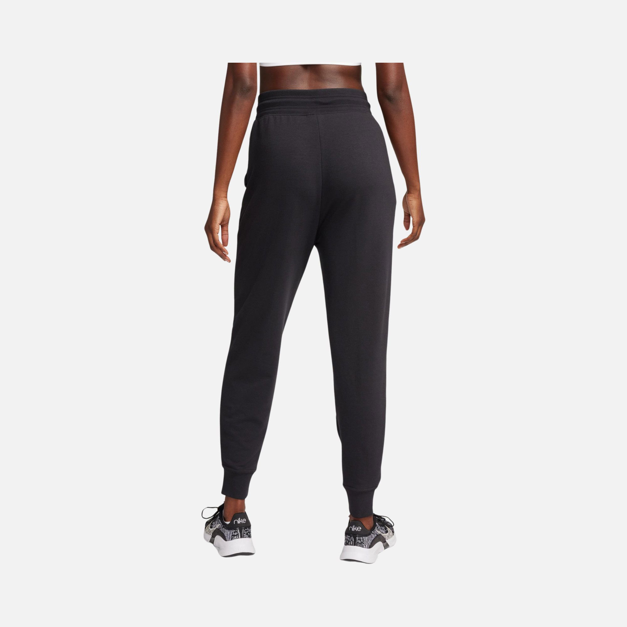 Nike Dri-Fit One High-Waisted 7/8 French Terry Training Kadın Eşofman Altı