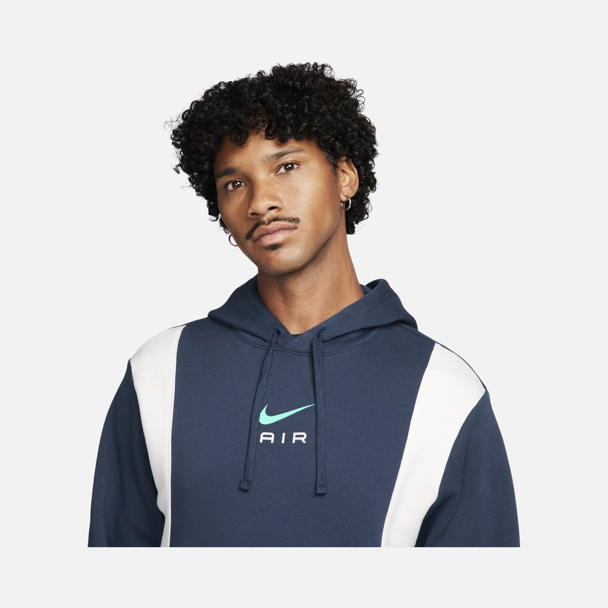 Nike Sportswear Swoosh Air Graphic Fleece Pullover Hoodie Erkek Sweatshirt