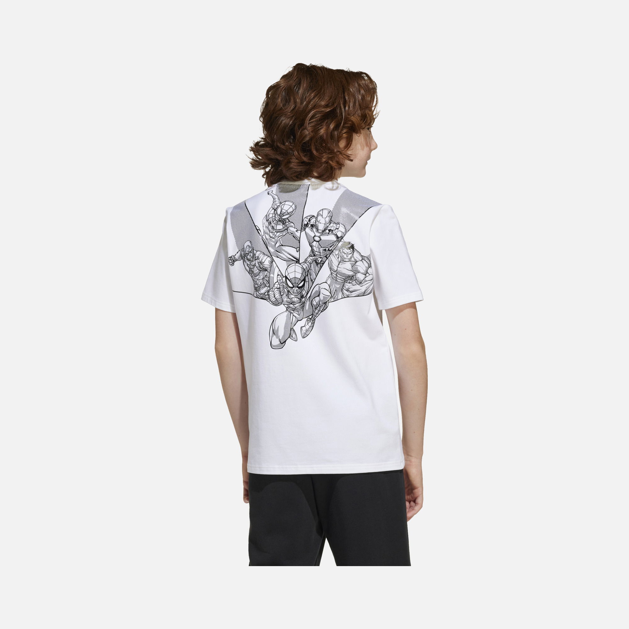 adidas x Marvel Superheroes Graphic Short-Sleeve Çocuk Tişört