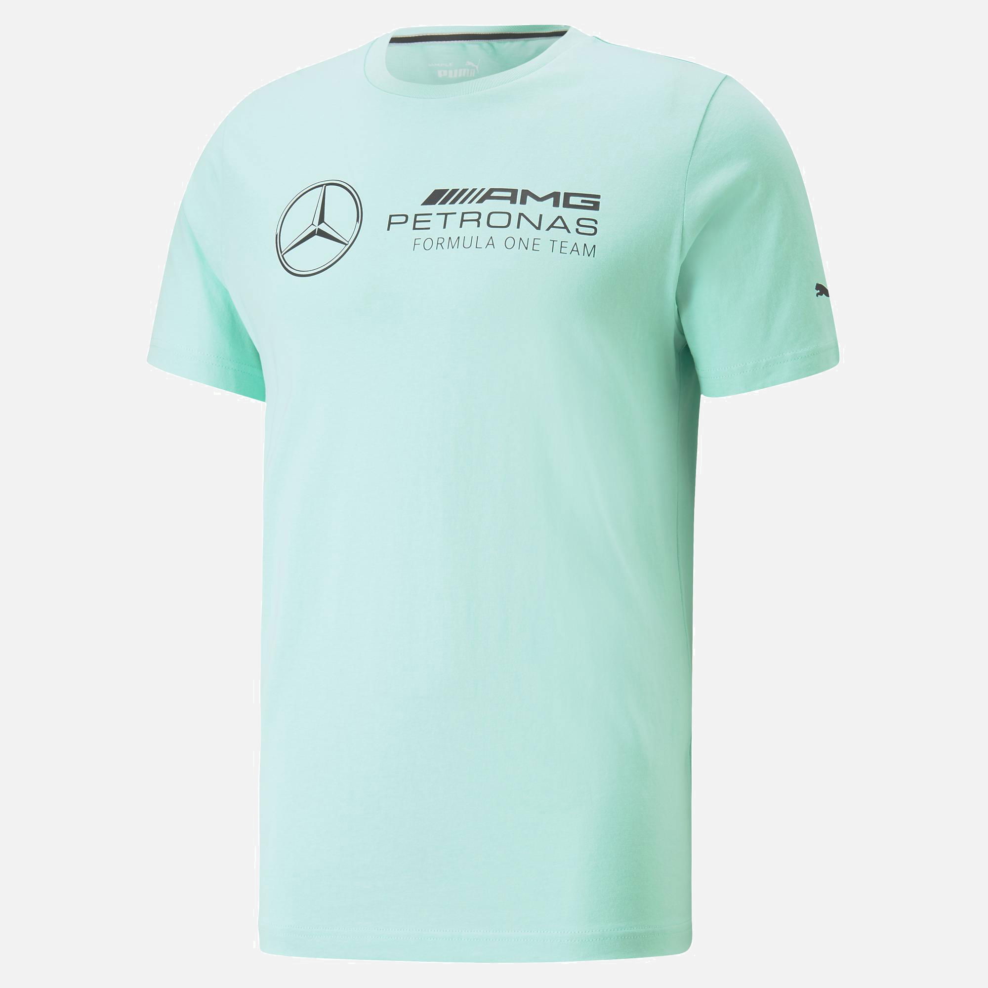 Puma Sportswear Mercedes-AMG Petronas Motorsport F1 Essentials Logo Short-Seeve Erkek Tişört