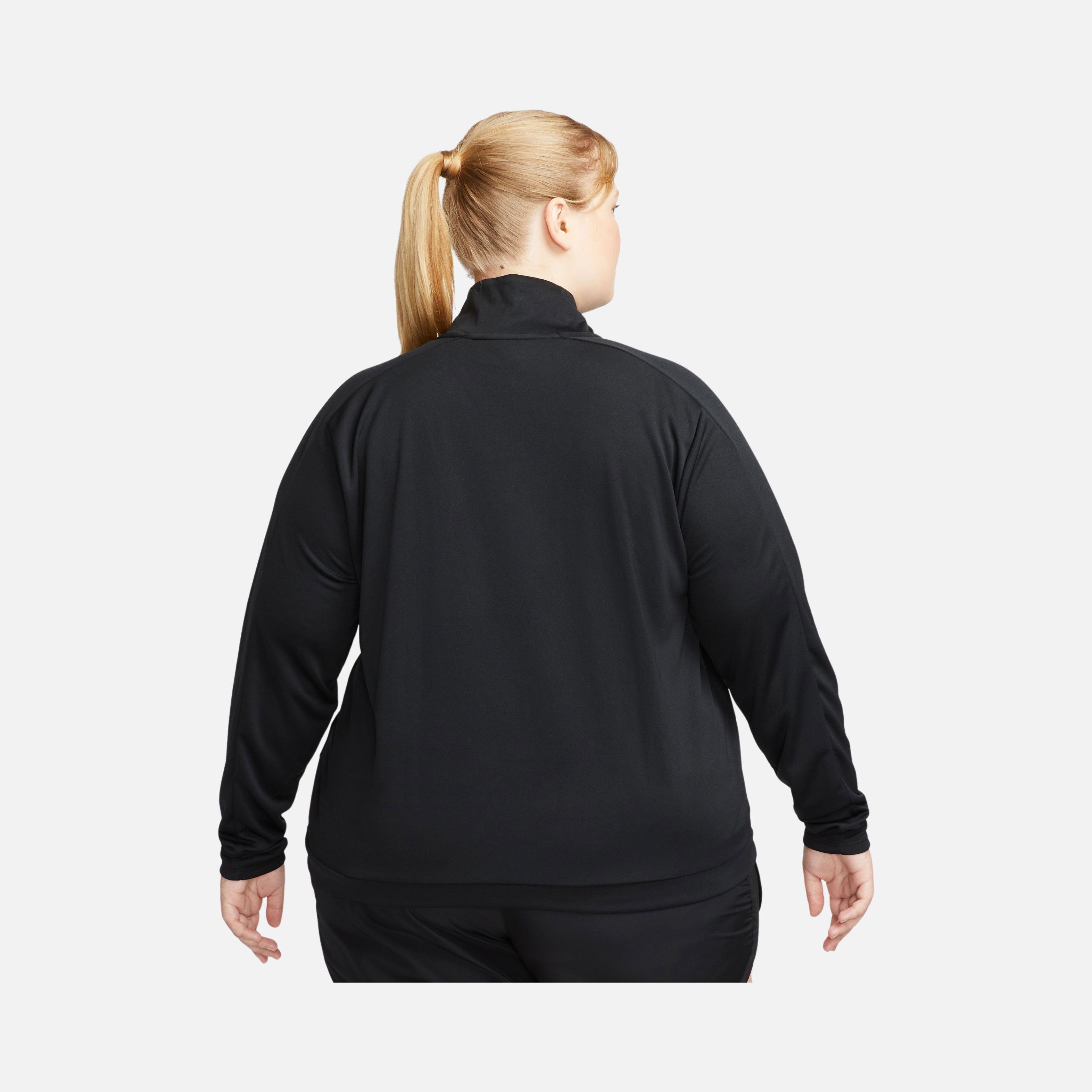 Nike Dri-Fit Swoosh HBR 1/4-Zip Pacer Running Long-Sleeve (Plus Size) Kadın Tişört
